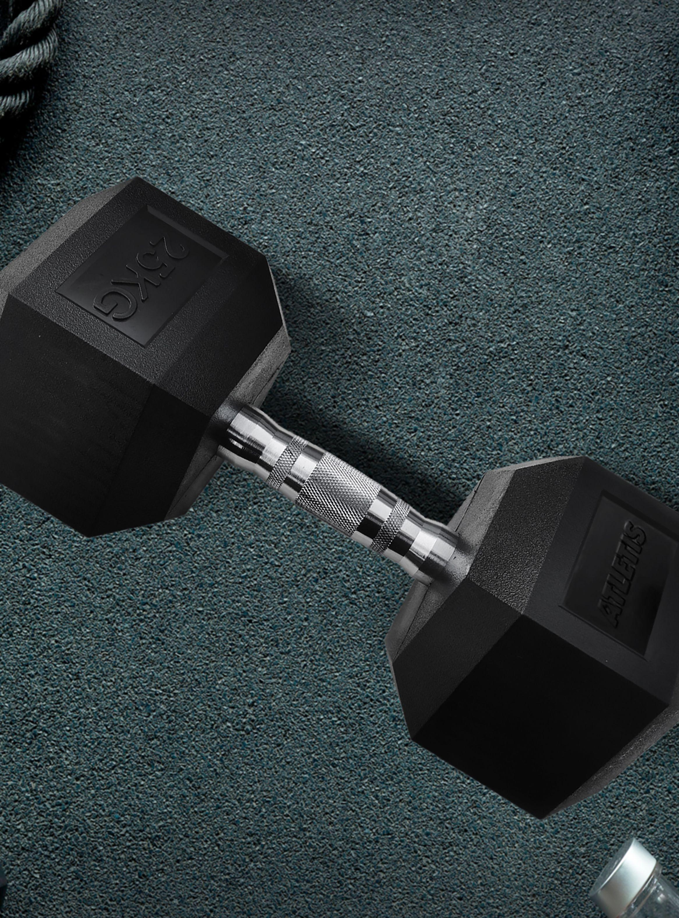 Mancuerna Hexagonal 25 Kg Negro-5