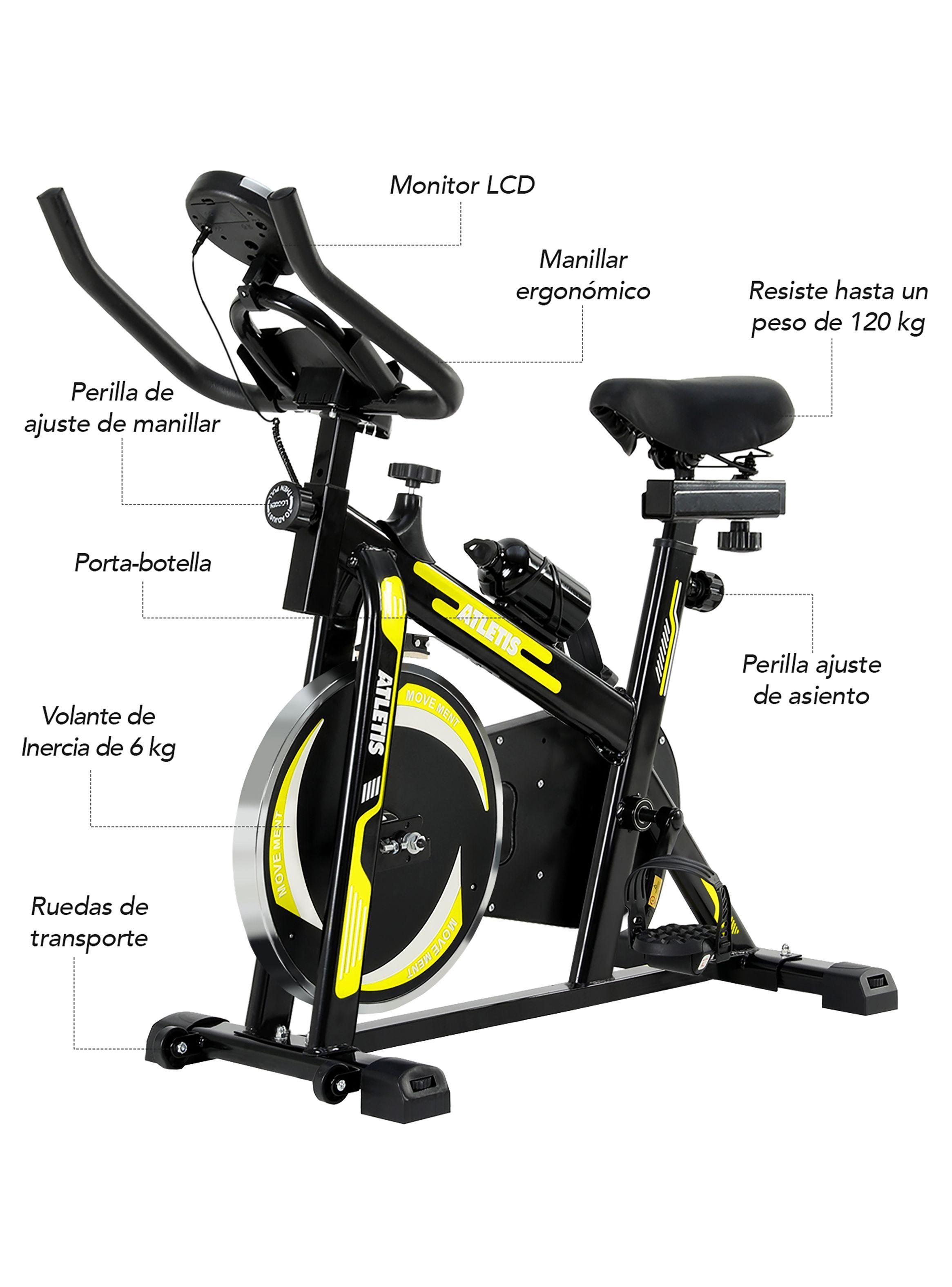 Bicicleta Spinning K300 6kg Amarillo-1