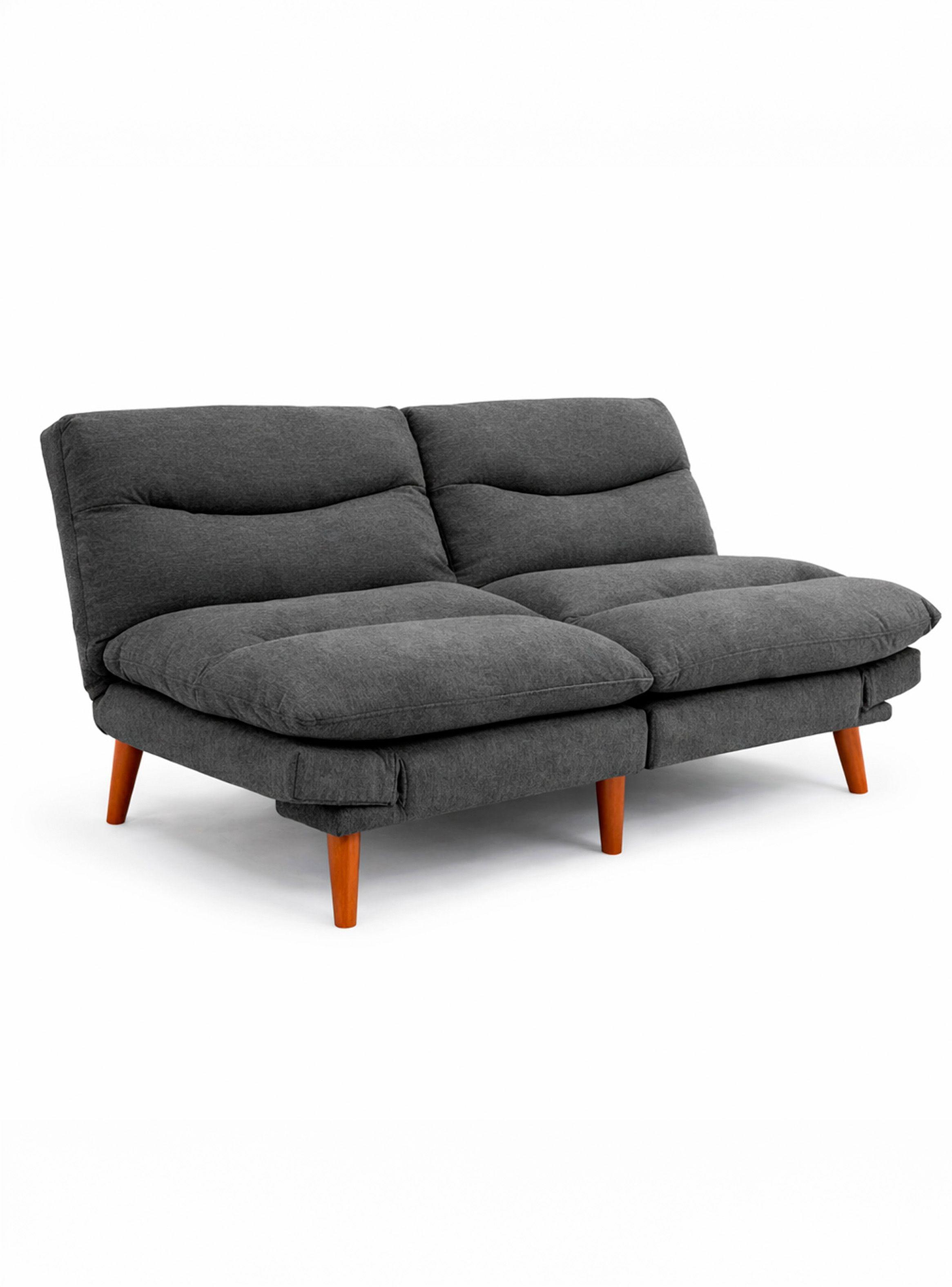 Futón Colton 78x180x88 cm Gris Oscuro-1