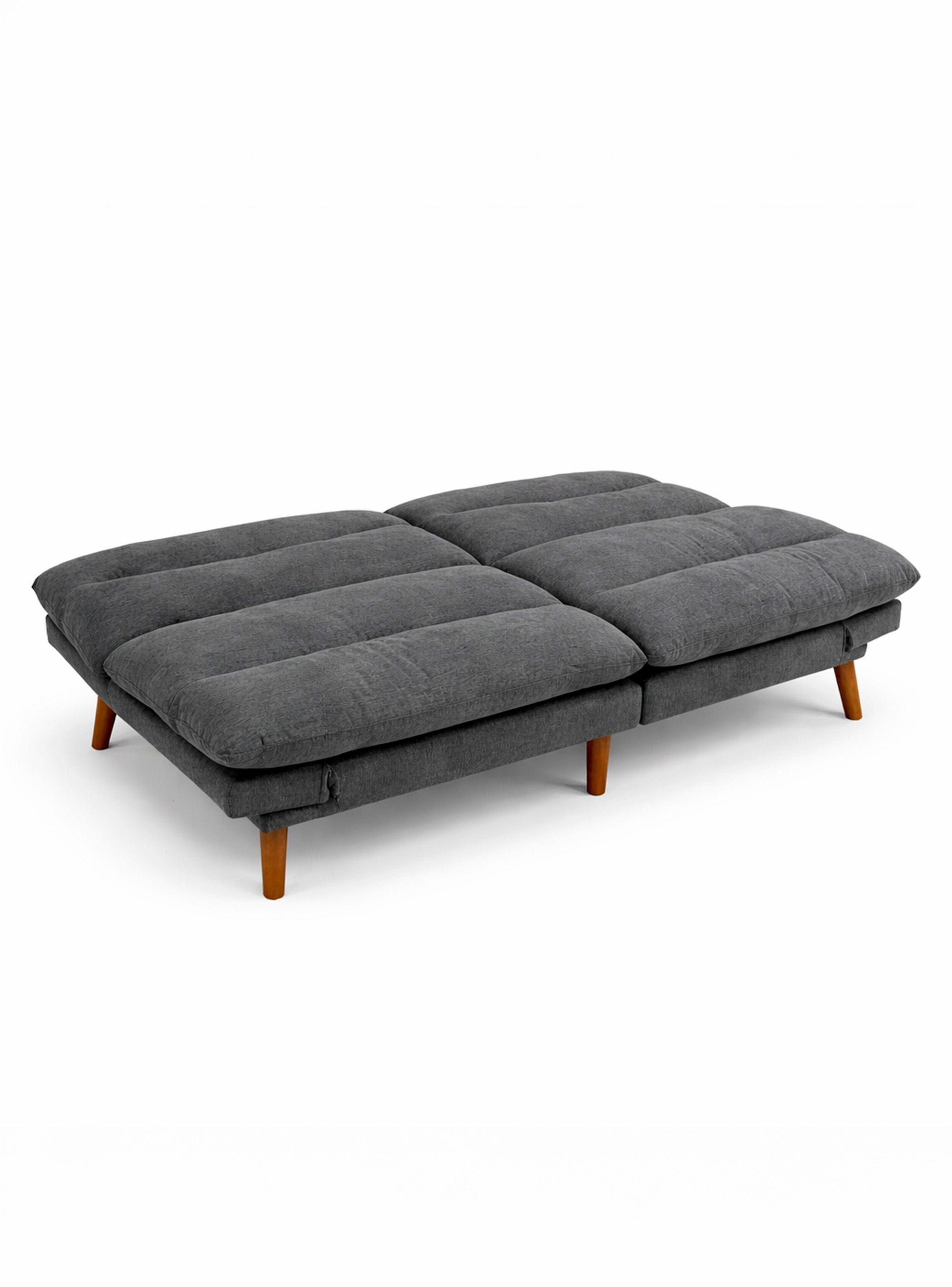 Futón Colton 78x180x88 cm Gris Oscuro-4