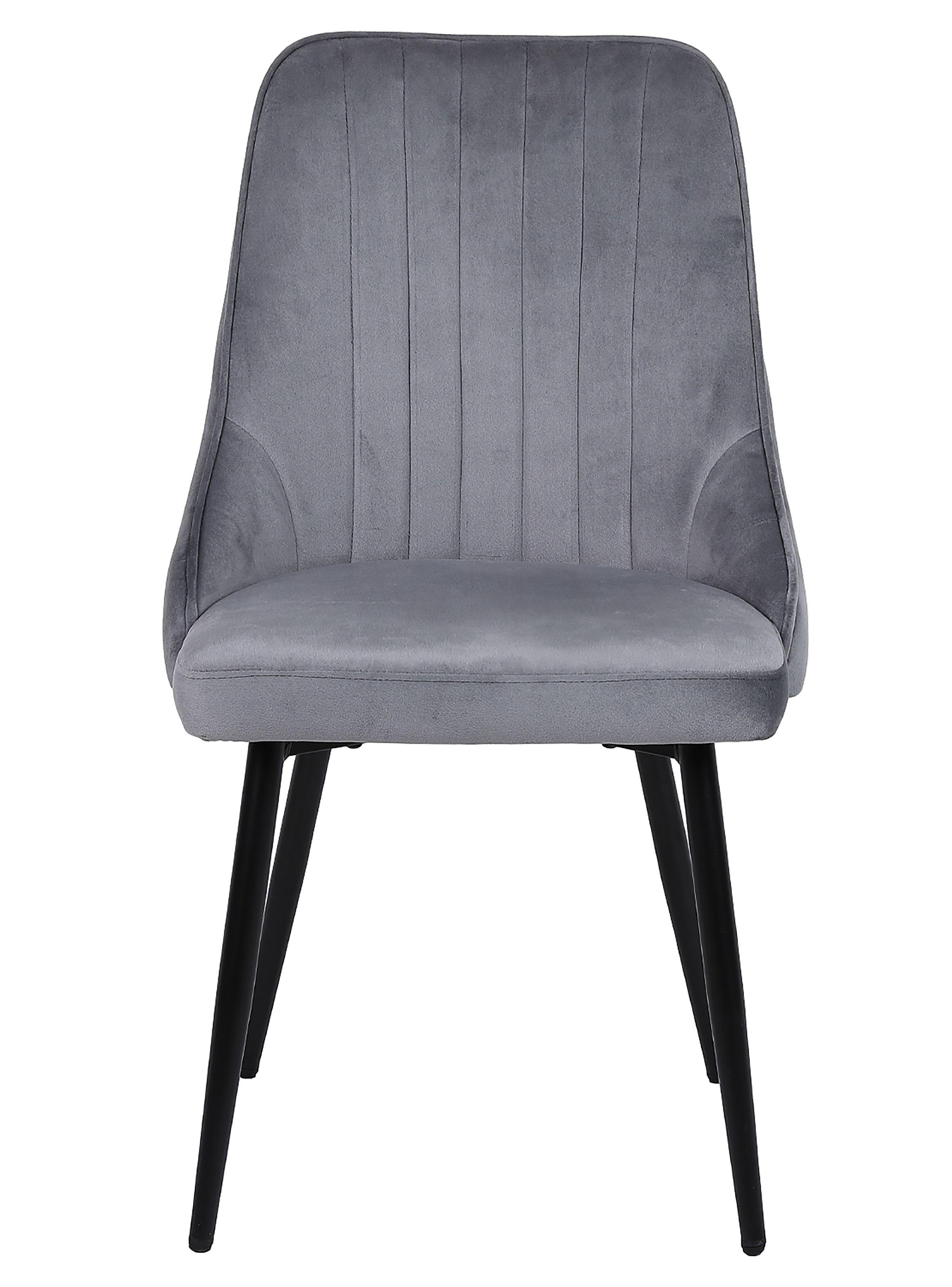 Pack 2 Silla Comedor Giorgio Gris-2
