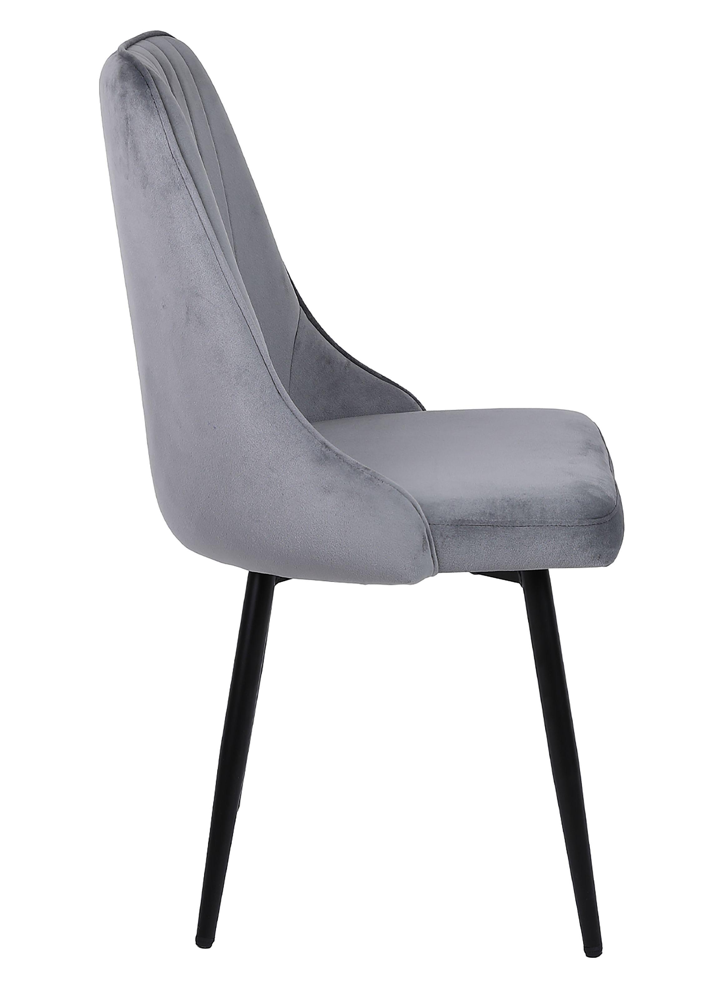 Pack 2 Silla Comedor Giorgio Gris-3