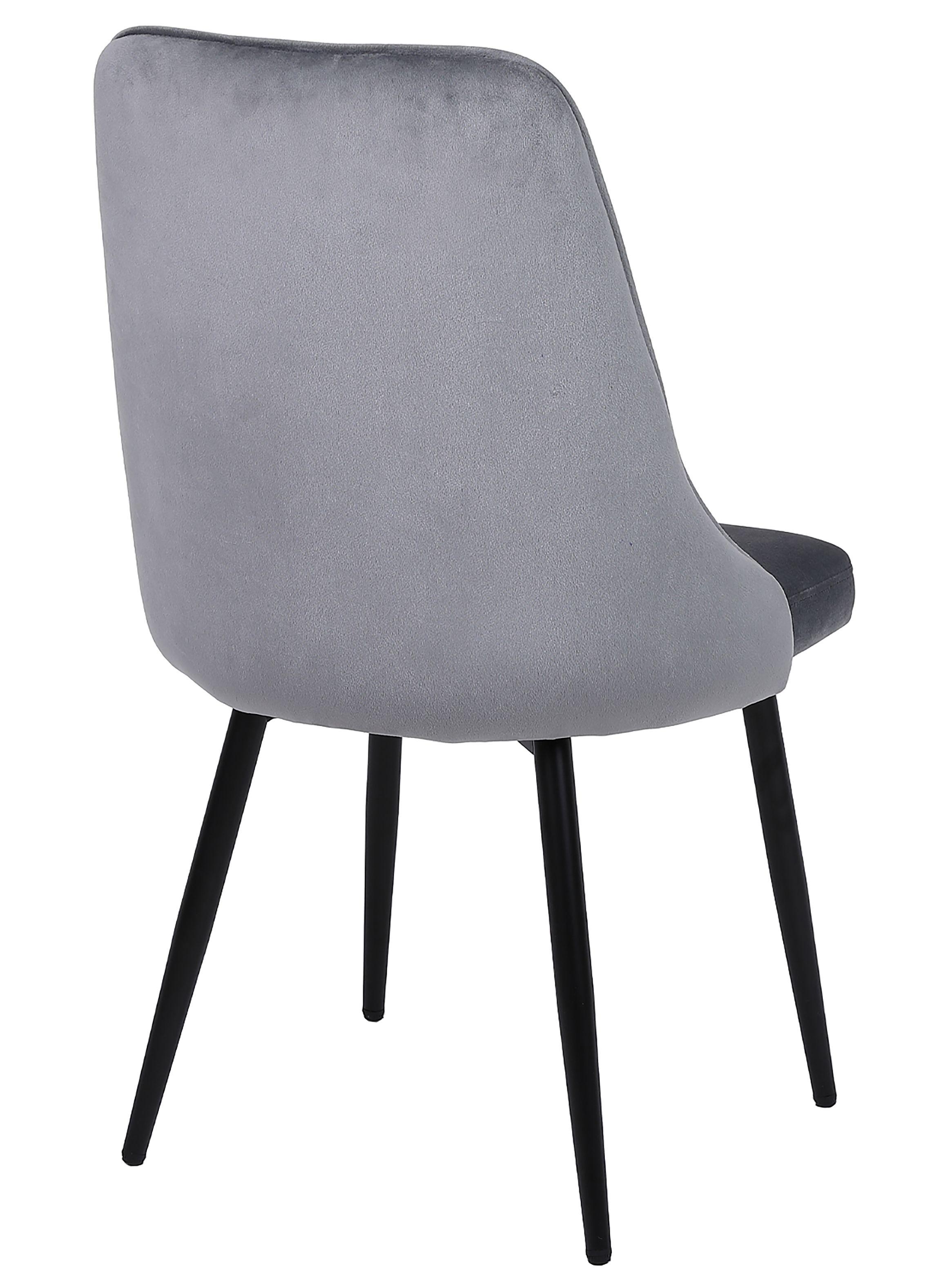 Pack 2 Silla Comedor Giorgio Gris-4