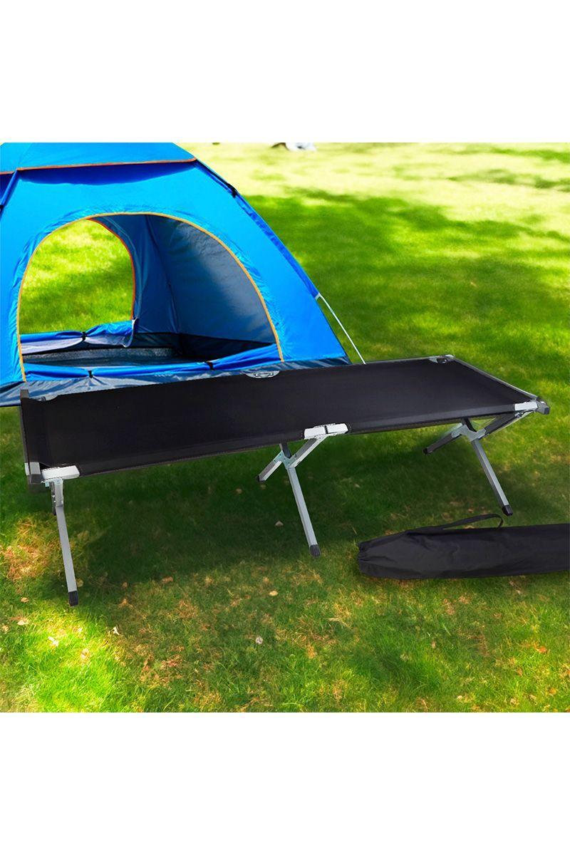 Cama Plegable  1 Persona Negro-1