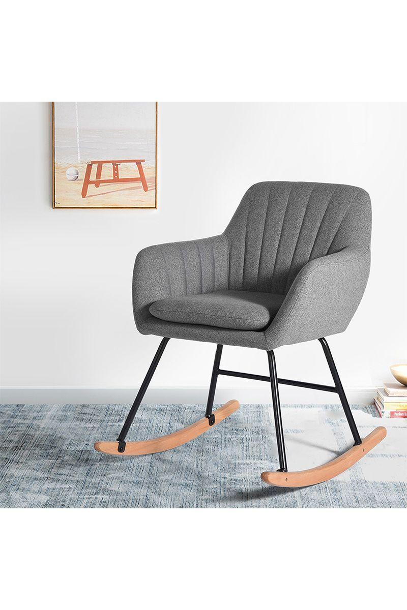 Silla Mecedora Sitial Berceau Gris-1