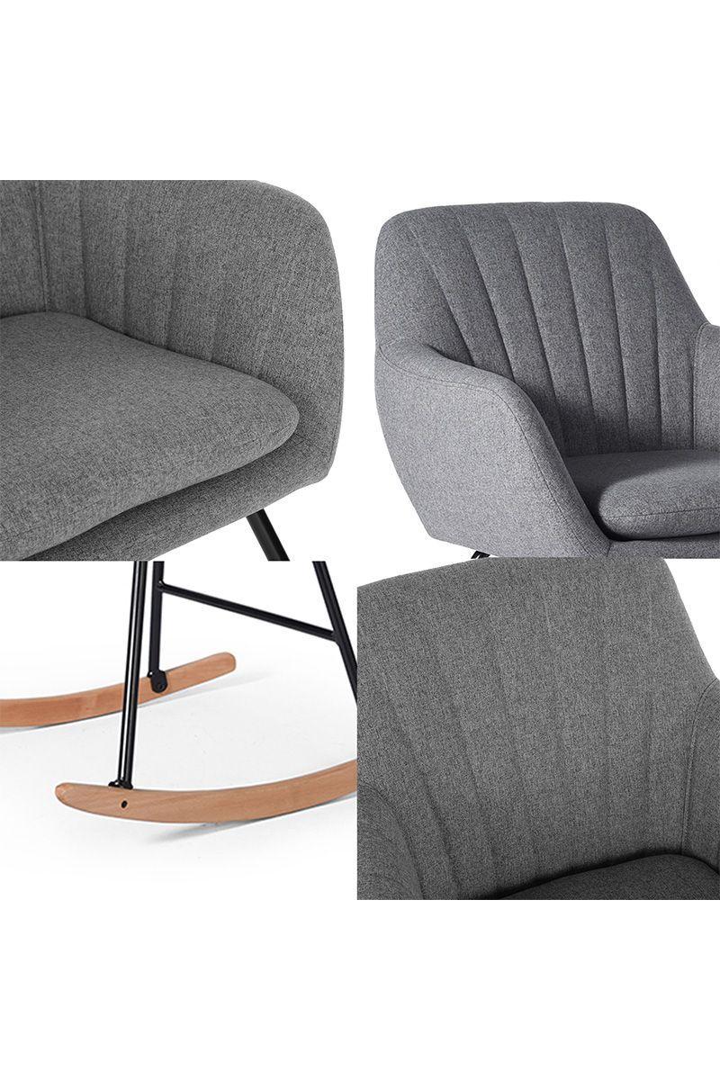 Silla Mecedora Sitial Berceau Gris-4