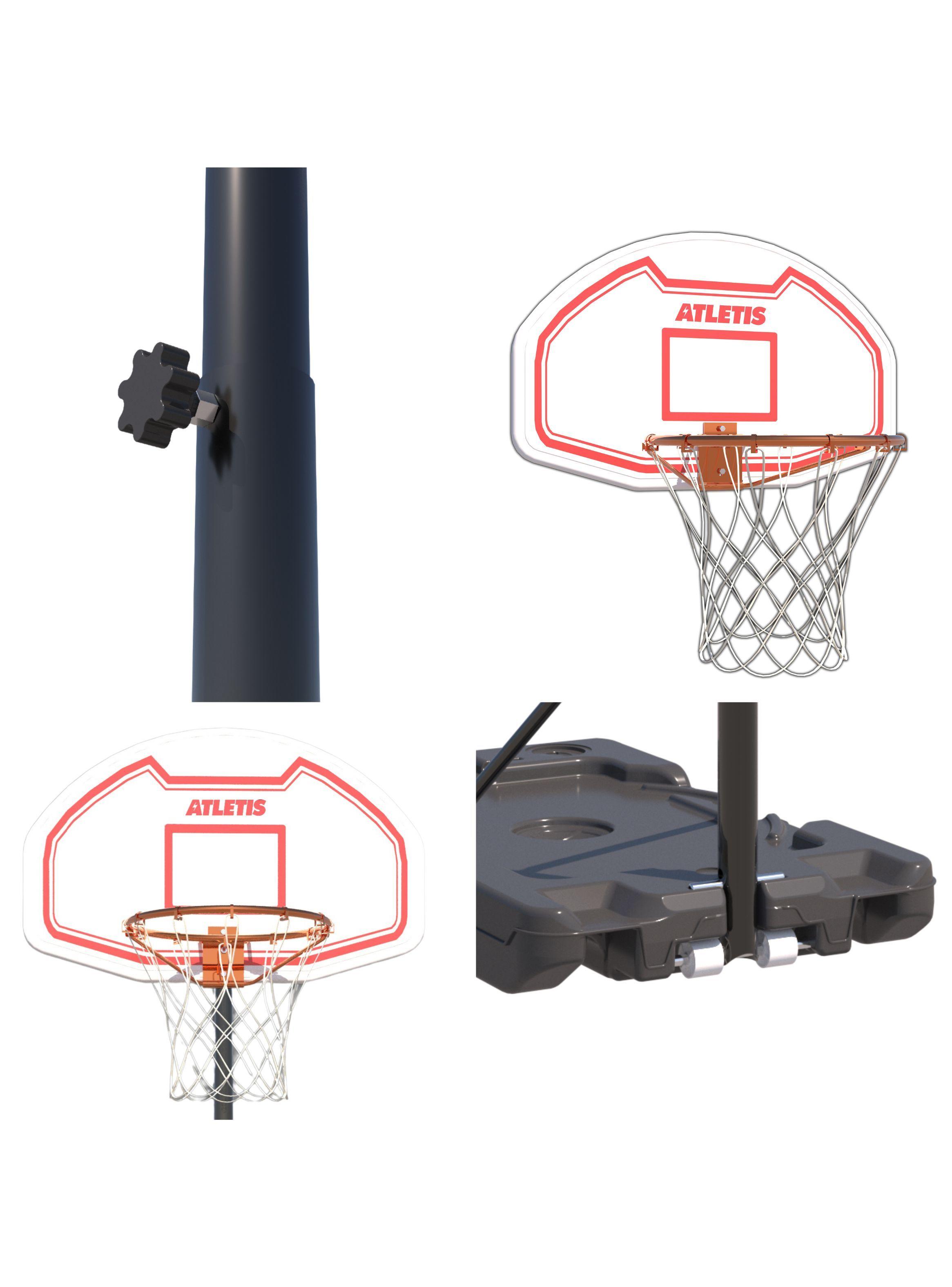 Aro de Básquetbol Ajustable 1.08 m a 2.10 m Street-3