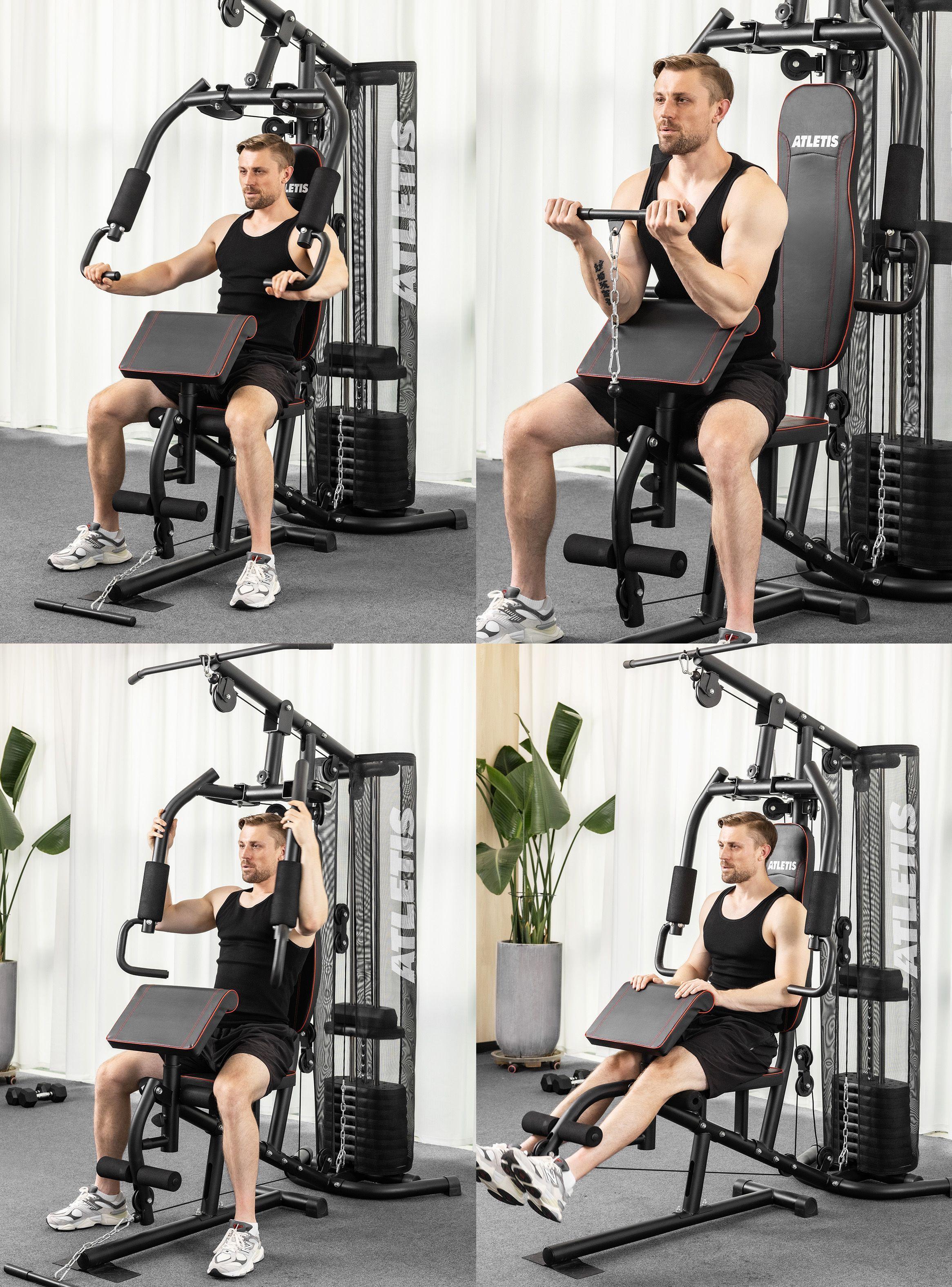 Home Gym Multifuncional Elite TF-7080A Negro-7