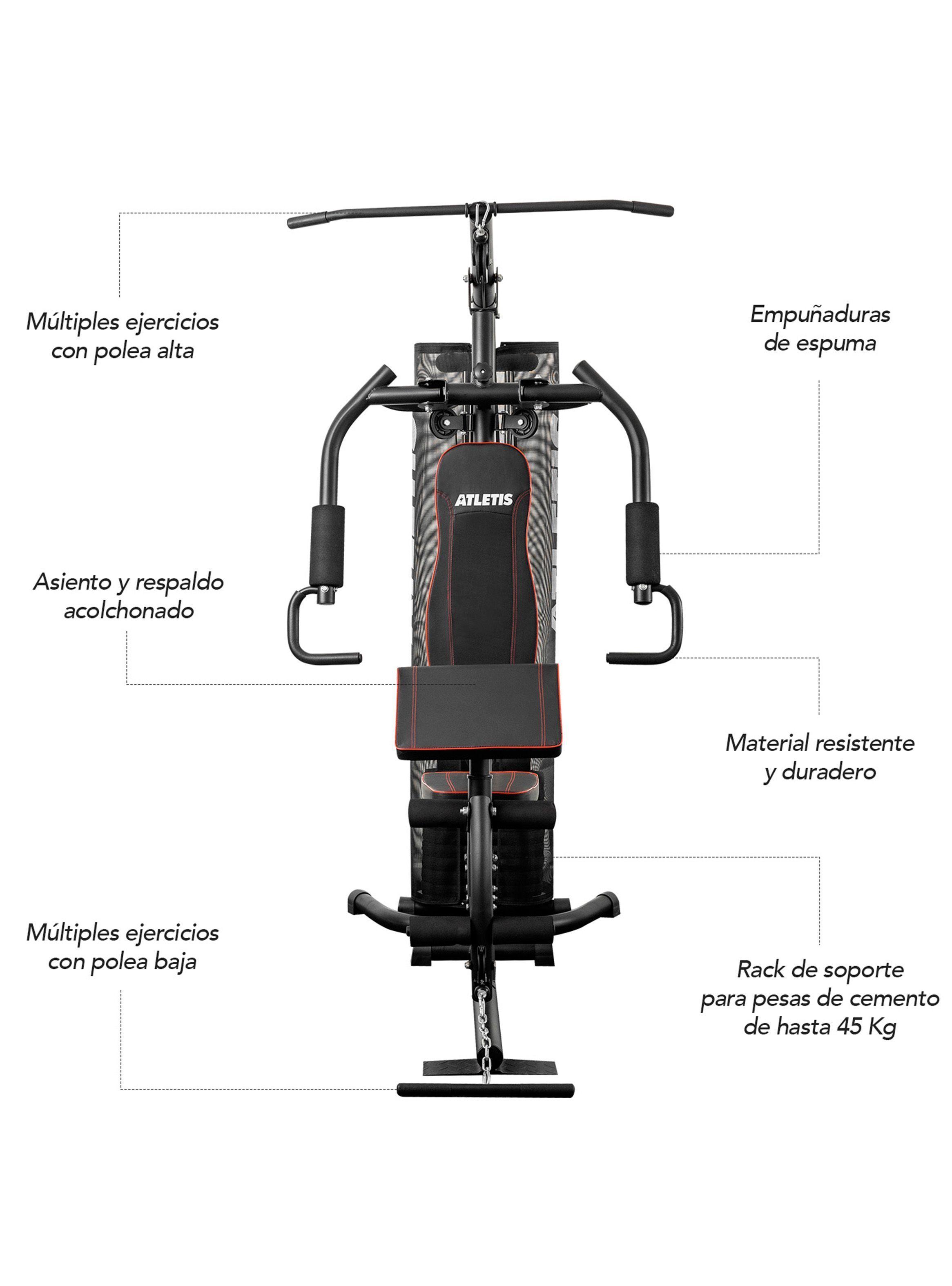 Home Gym Multifuncional Elite TF-7080A Negro-2