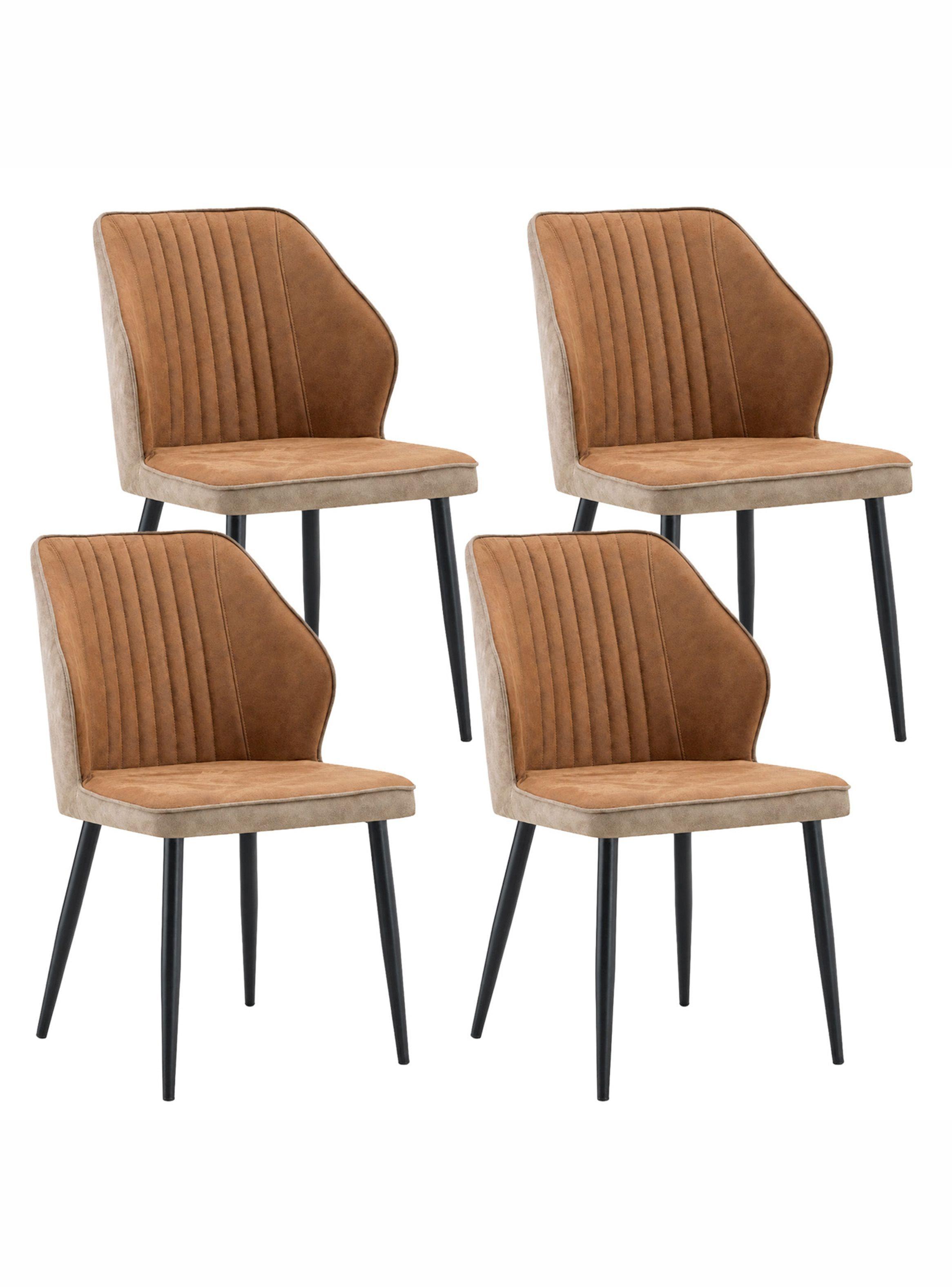 Pack 2 Sillas Comedor Brown Café-1