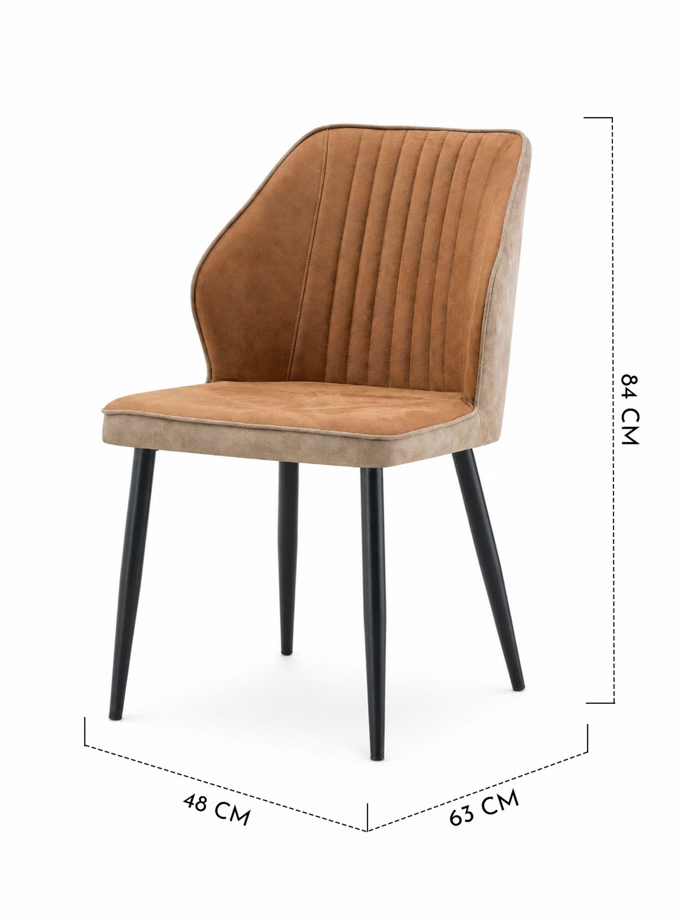 Pack 2 Sillas Comedor Brown Café-2
