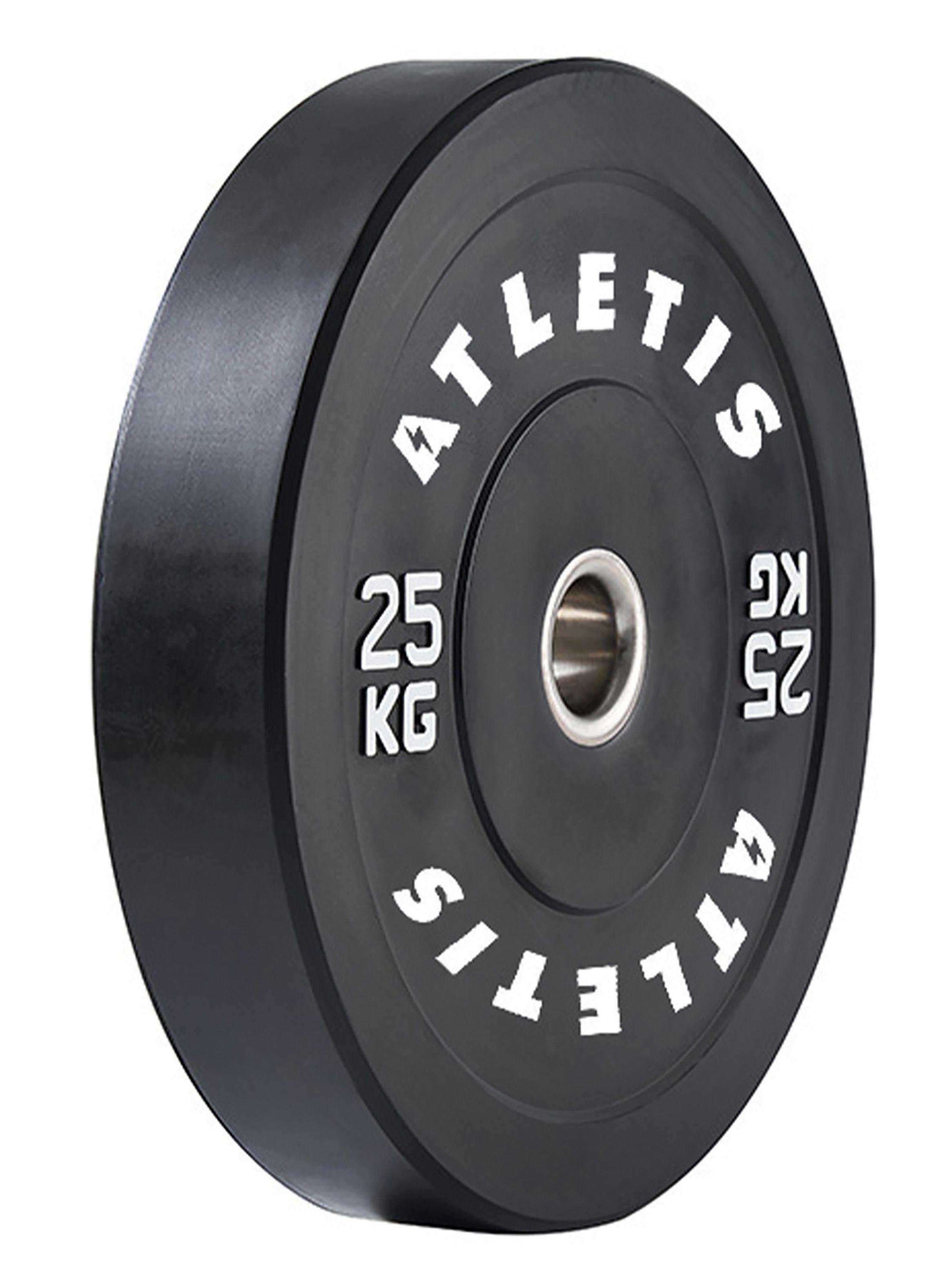 Disco Olímpico Bumper 25 kg Negro-1