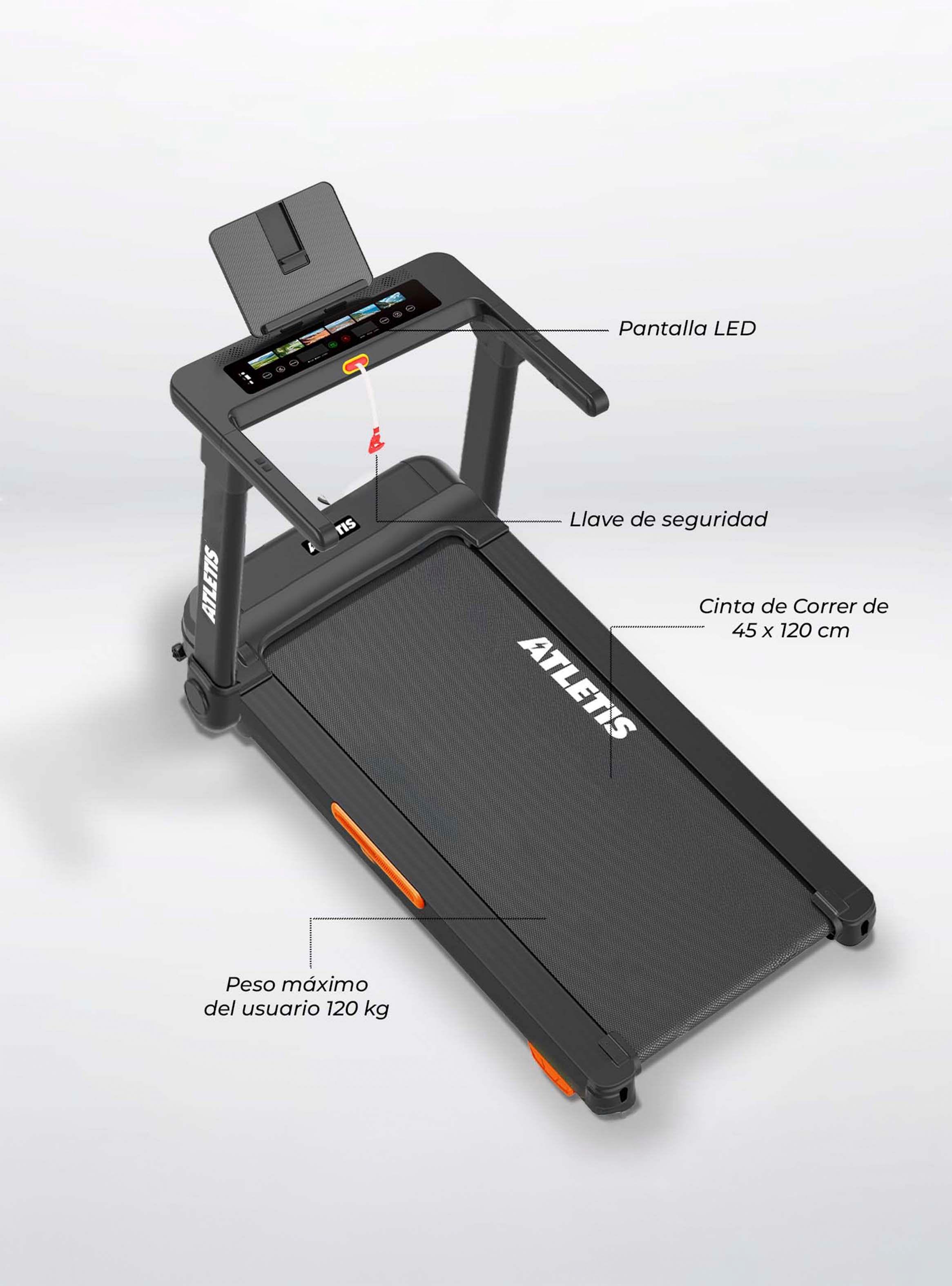 Trotadora Vortex 5 14 km/h 2.0 HP-5