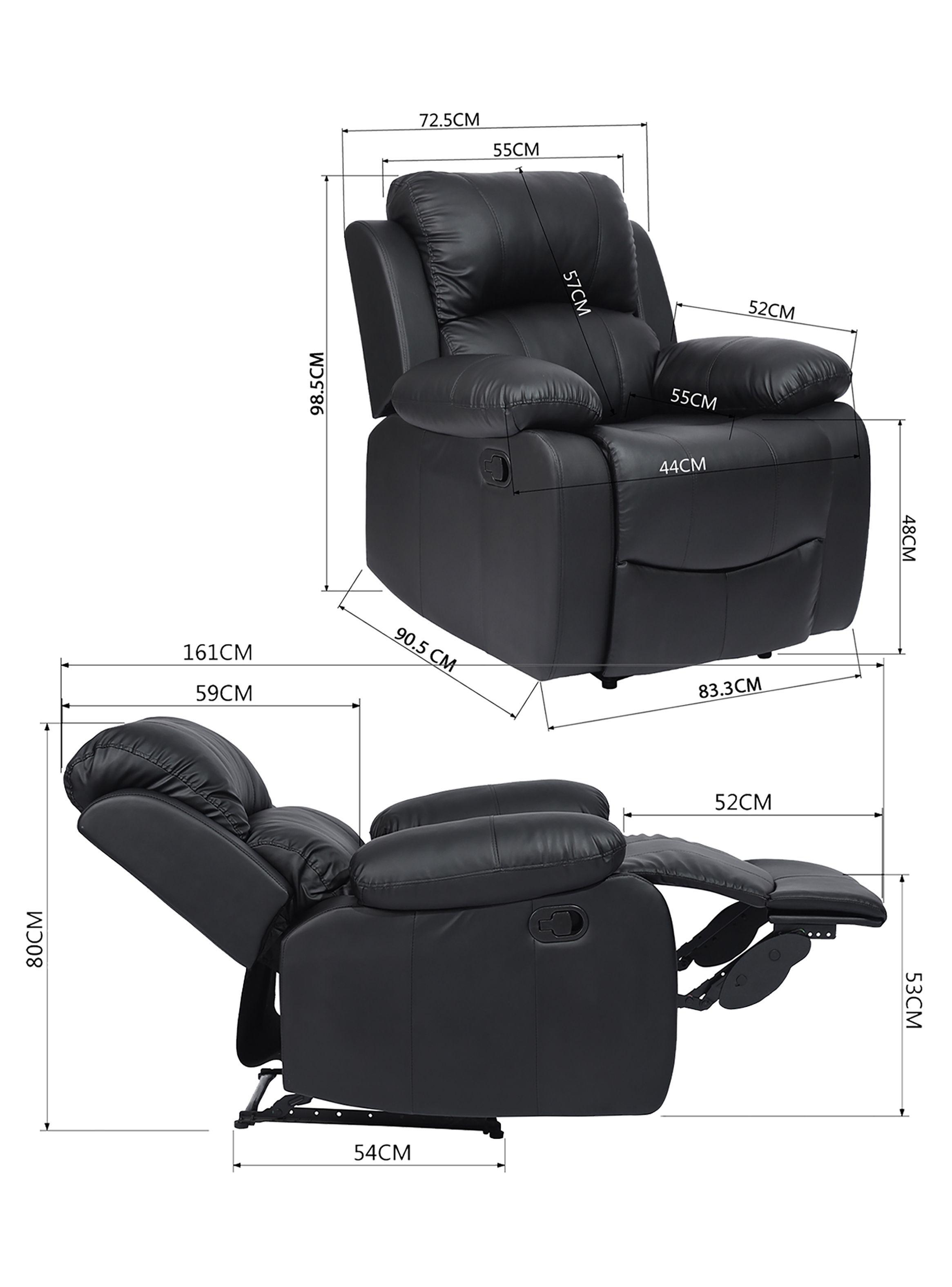 Berger Gasta Reclinable Negro-2