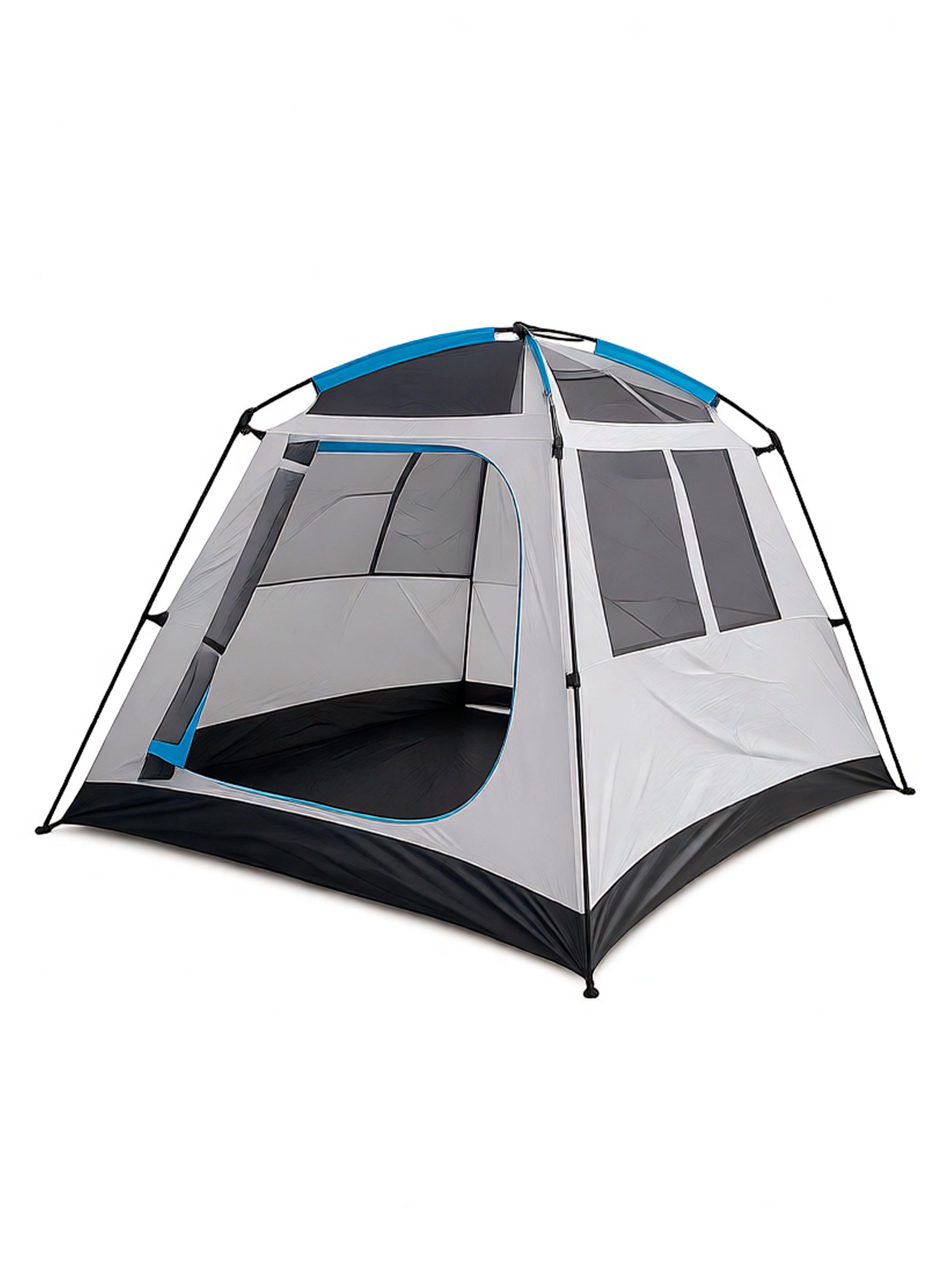 Carpa Camping Yosemite 6 pers. techo largo 3 m doble toldo-2