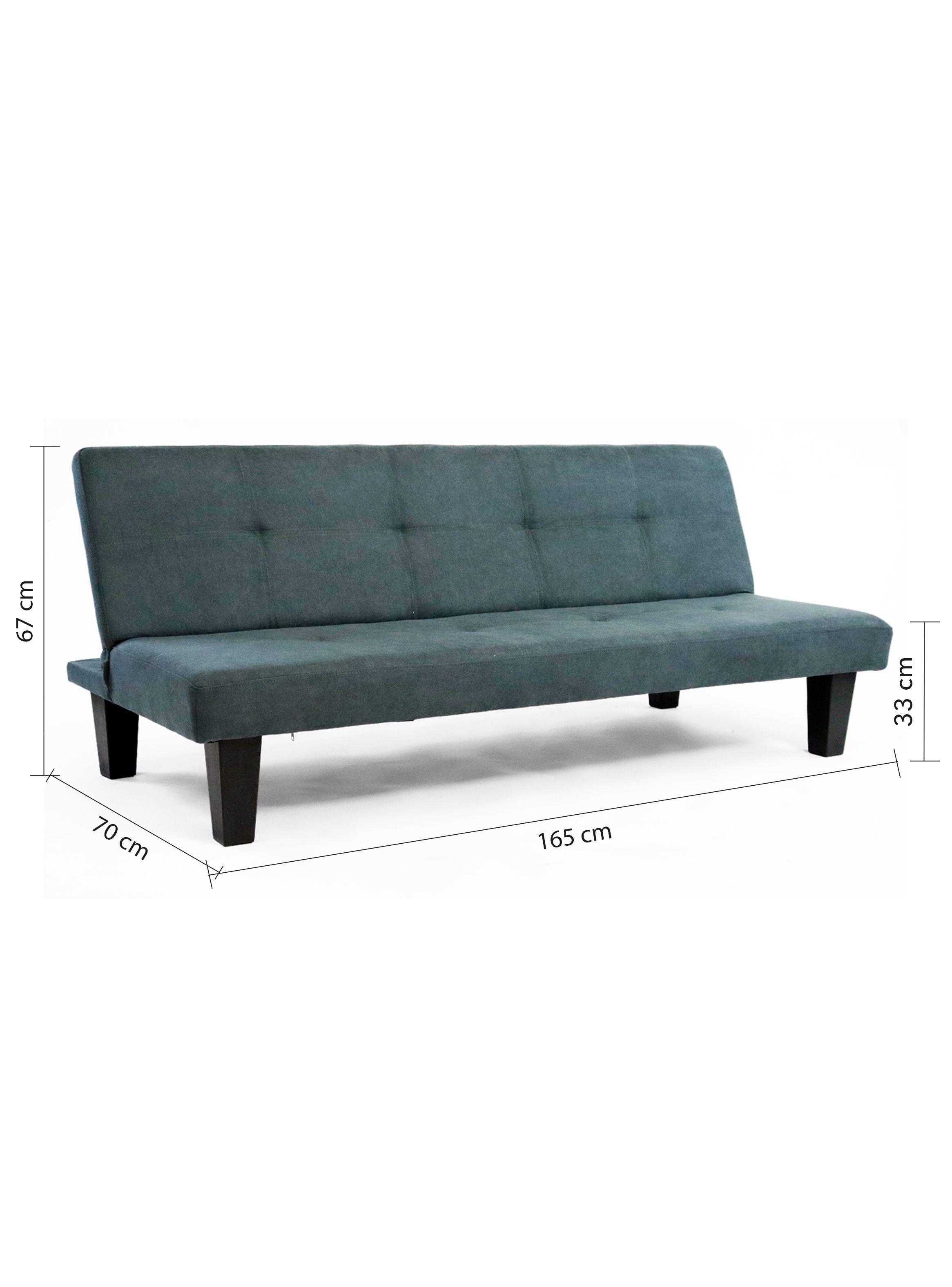Futón Harper Gris 165x67x70-7