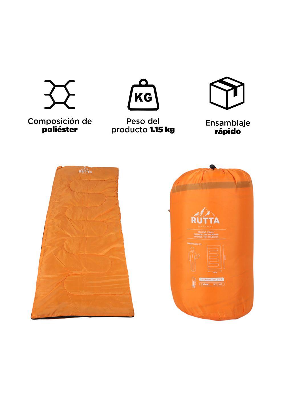 Saco de Dormir 250 gr Naranjo-3
