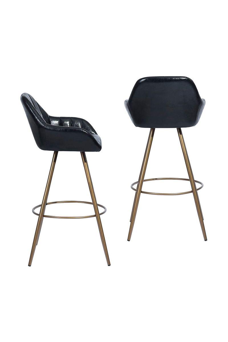 Pack 2 Pisos De Bar New Minier Negro-3