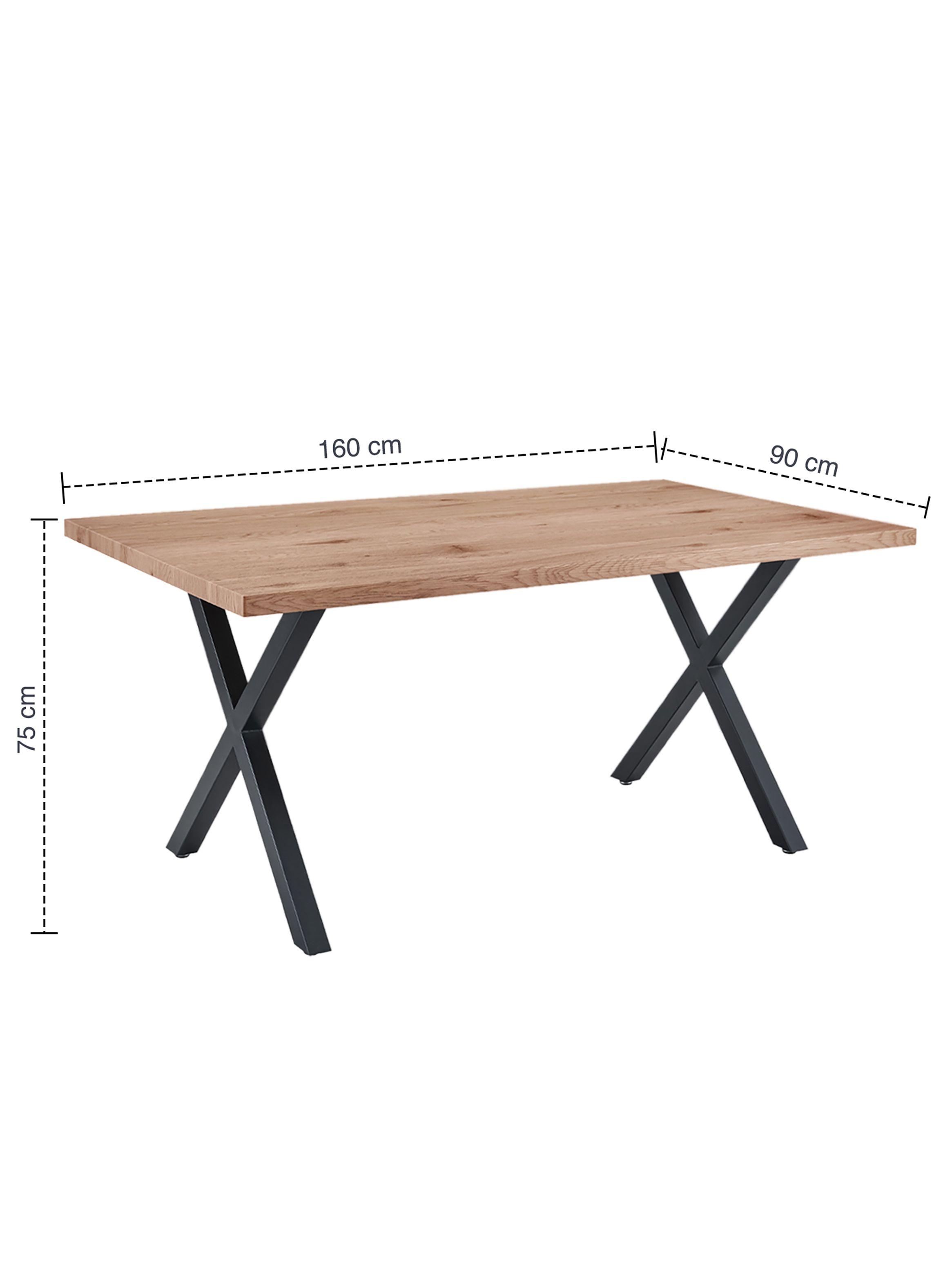 Mesa de Comedor 160x90x75cm Brooklyn Café-2