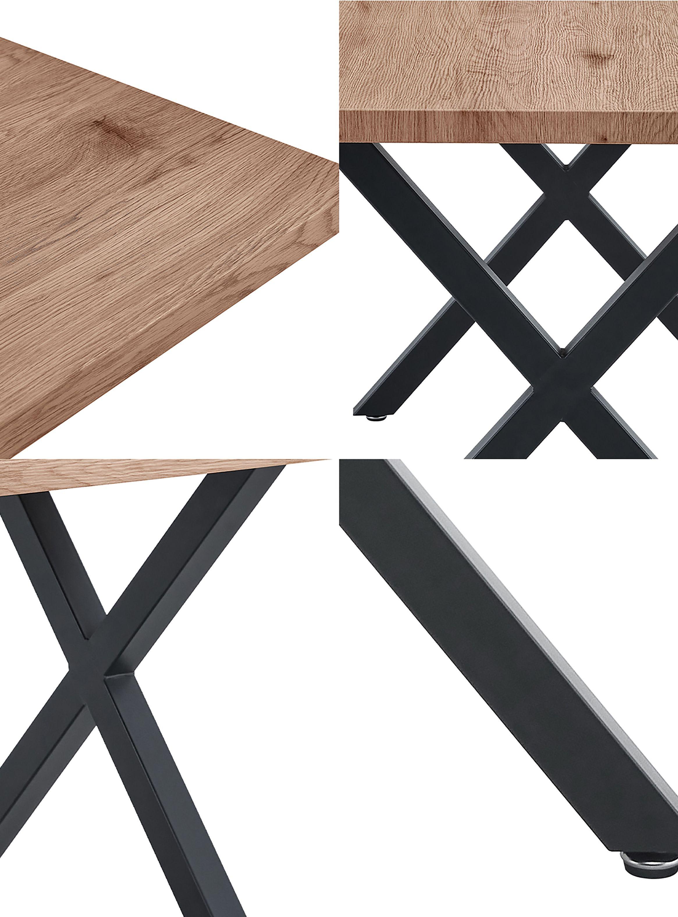 Mesa de Comedor 160x90x75cm Brooklyn Café-3