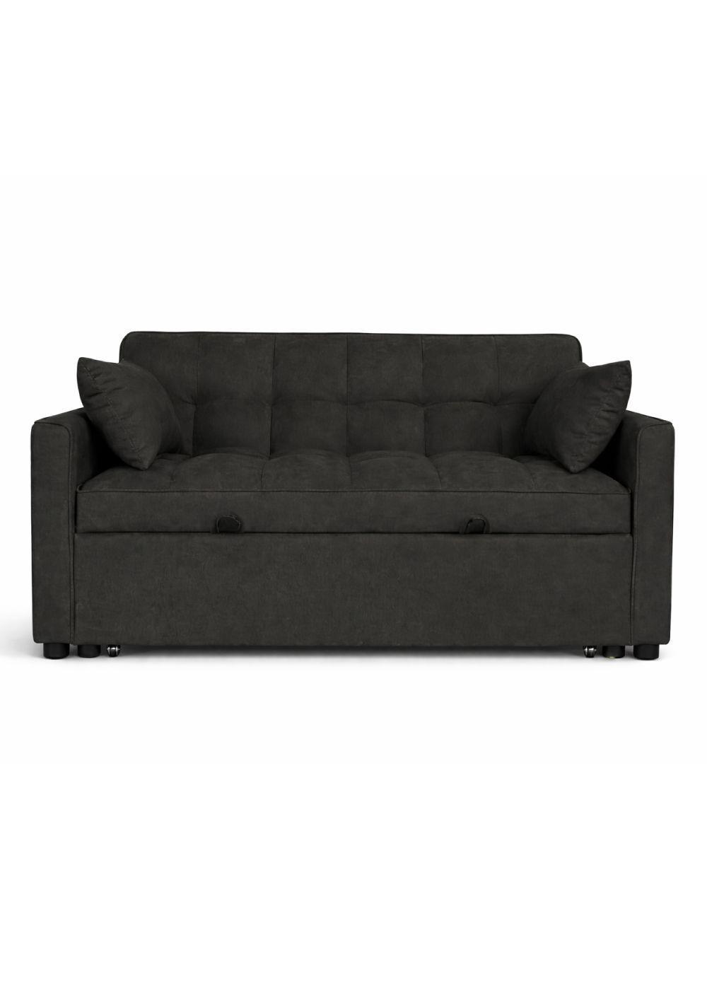 Sofá cama 77x135x93 cm Negro -3
