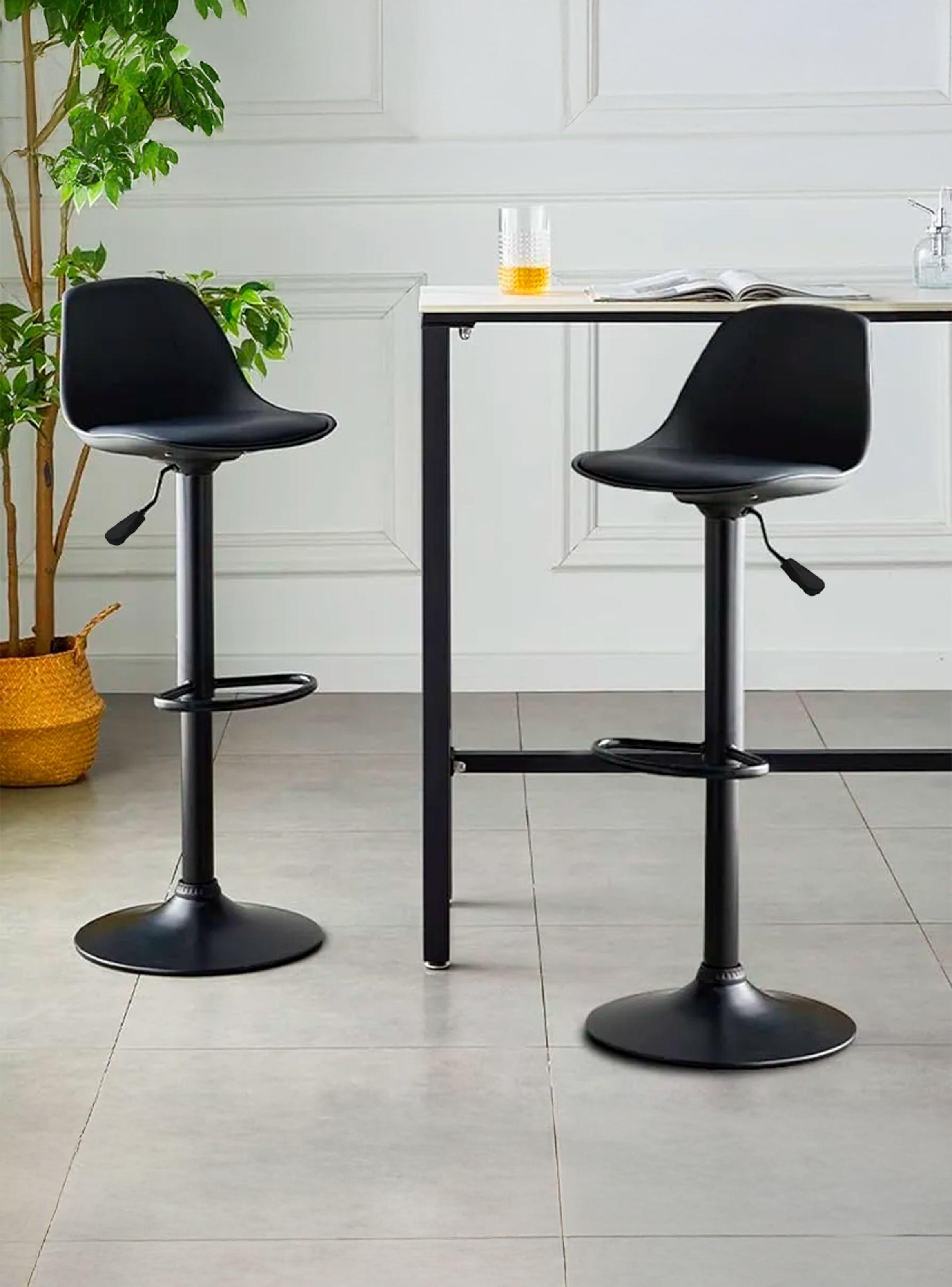 Pack 2 Silla Alta Bar Orlando T - All Black-4