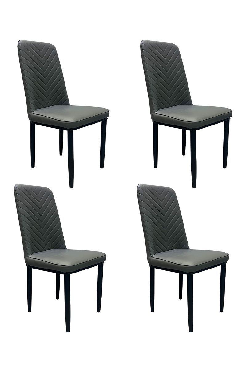 Pack 4 Silla Comedor Serenova Gris-0