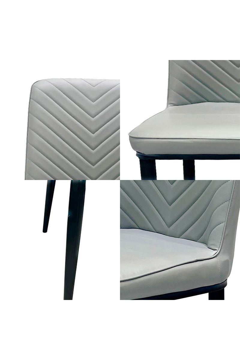 Pack 4 Silla Comedor Serenova Gris-5