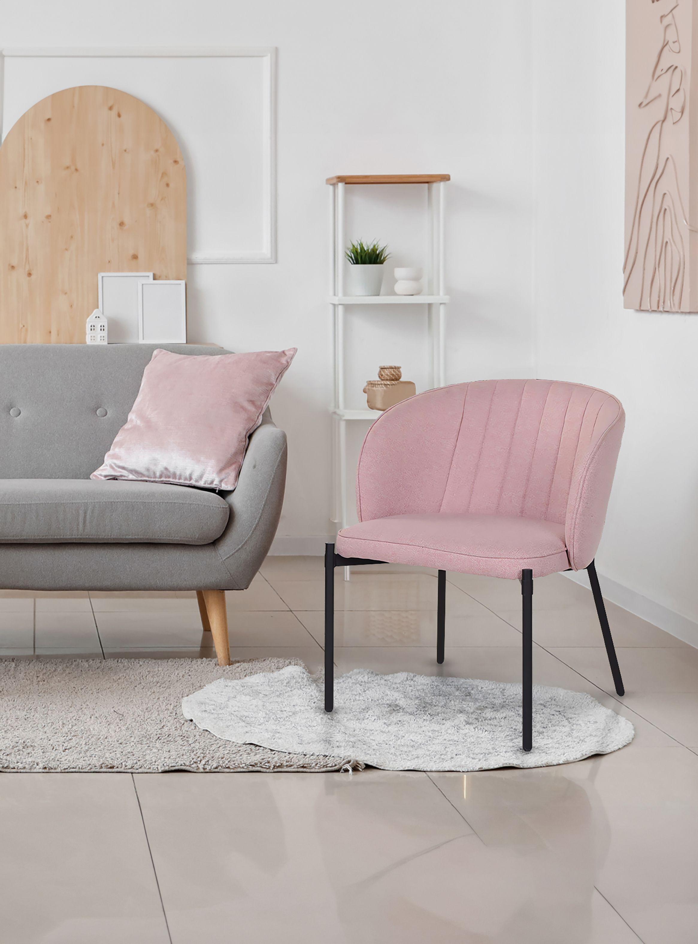 Silla de Comedor Claire Rosado-5
