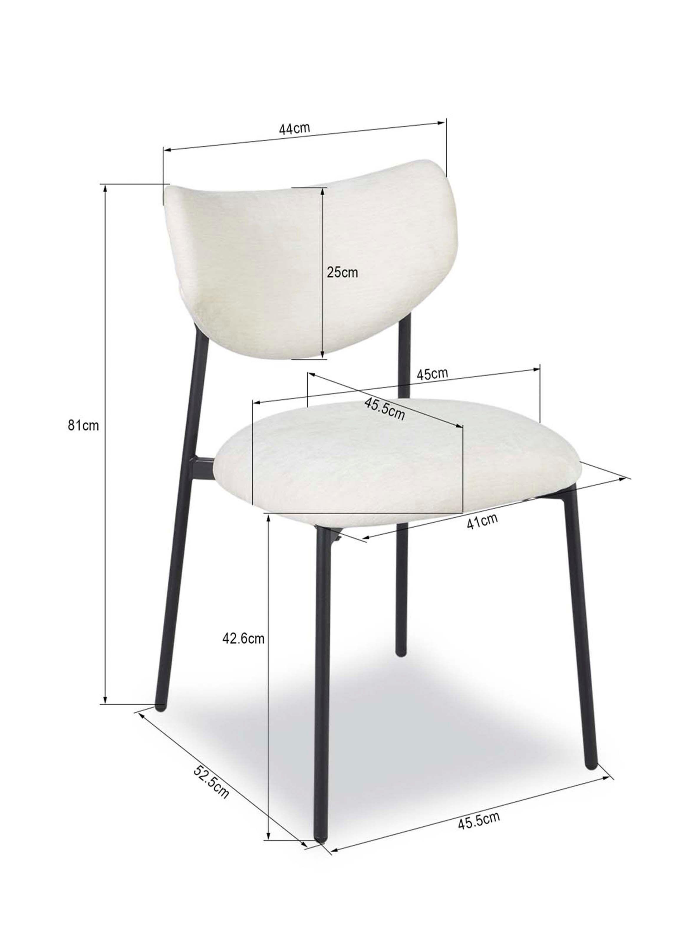 Pack 2 Sillas de Comedor Oslo Beige-5