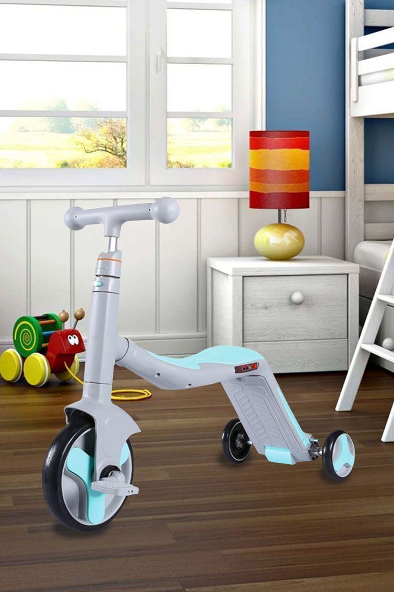 Triciclo Infantil 3 en 1 con Música Celeste-5