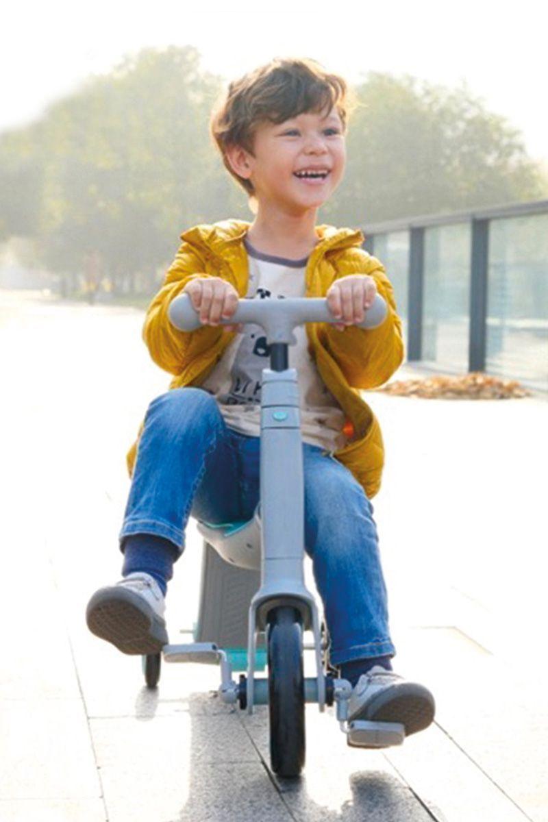 Triciclo Infantil 3 en 1 con Música Celeste-1