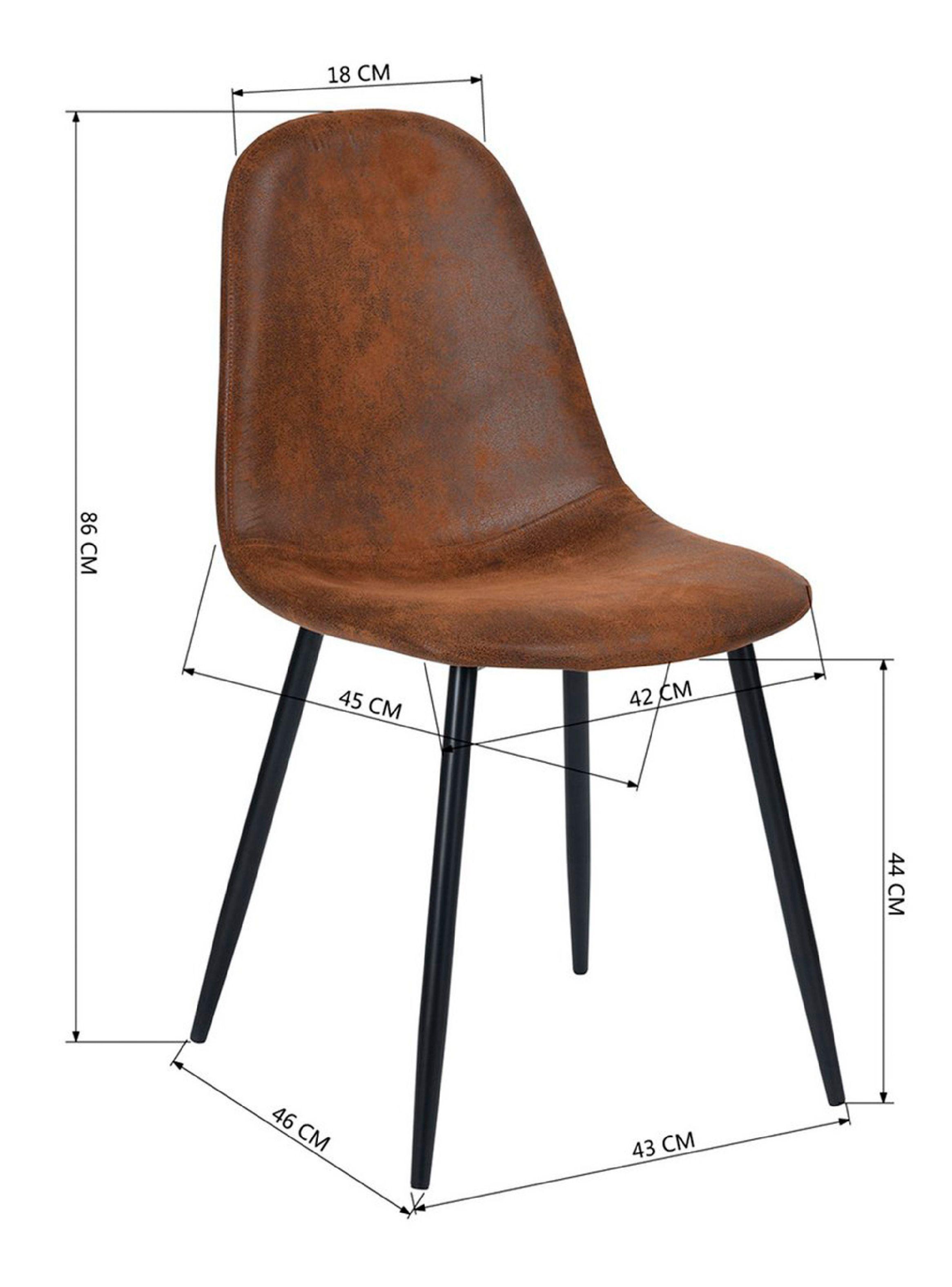 Pack 6 sillas Charlton Vintage PU-2