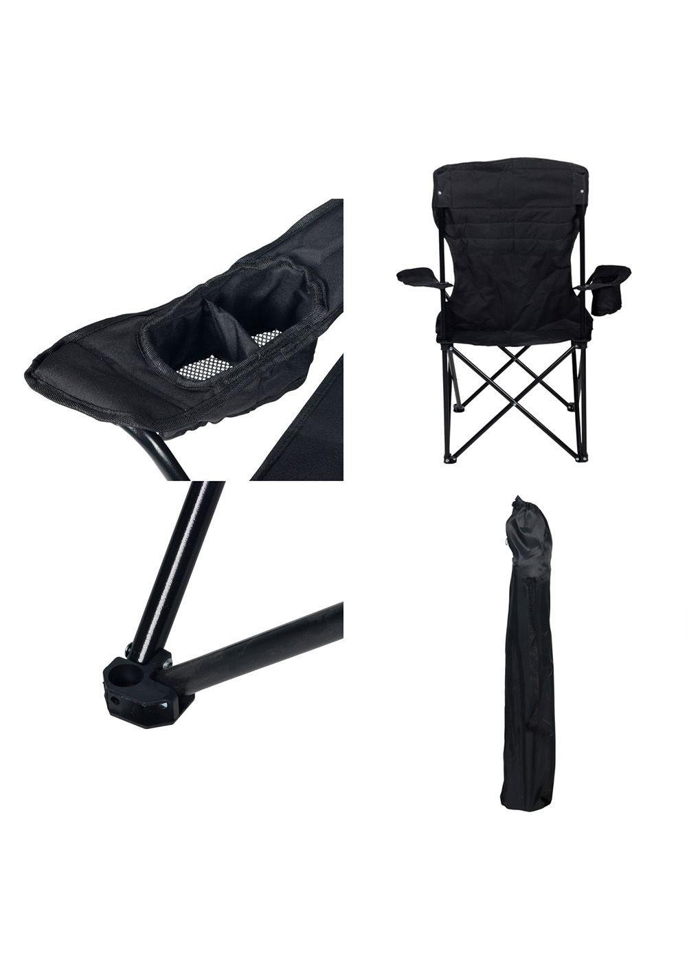 Silla Plegable Camping Llanquihue Negro-4