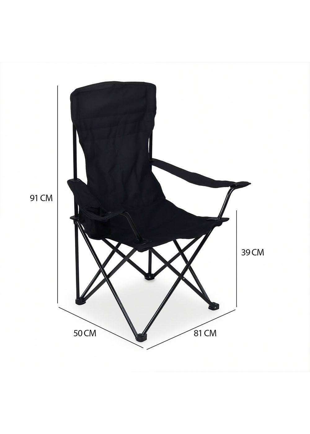 Silla Plegable Camping Llanquihue Negro-6