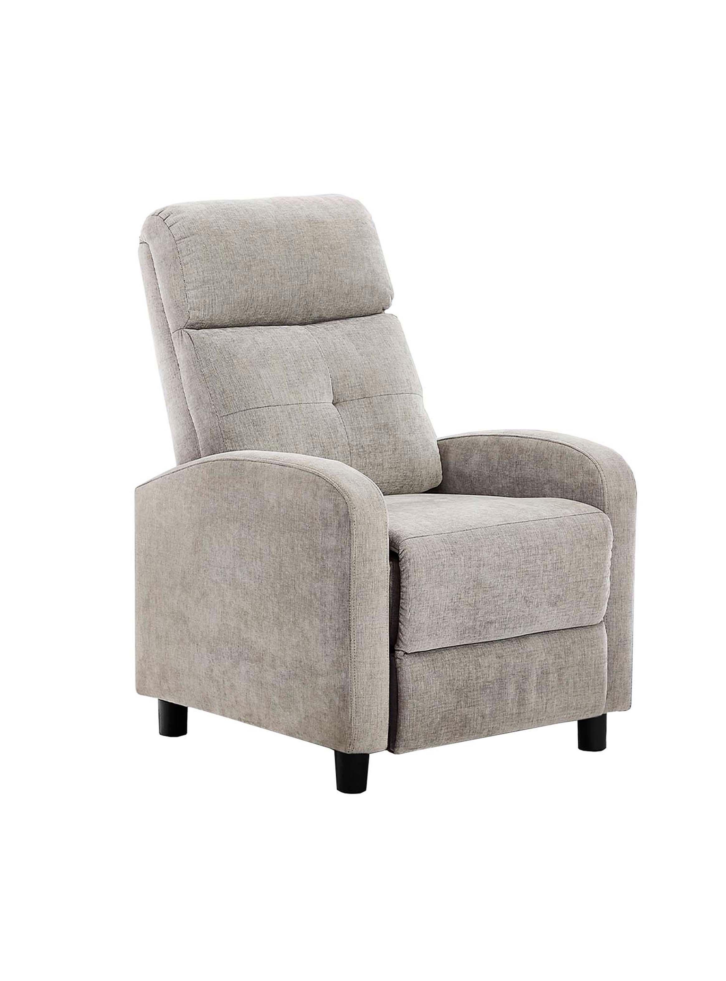 Berger Reclinable Lisboa Tela Gris-1