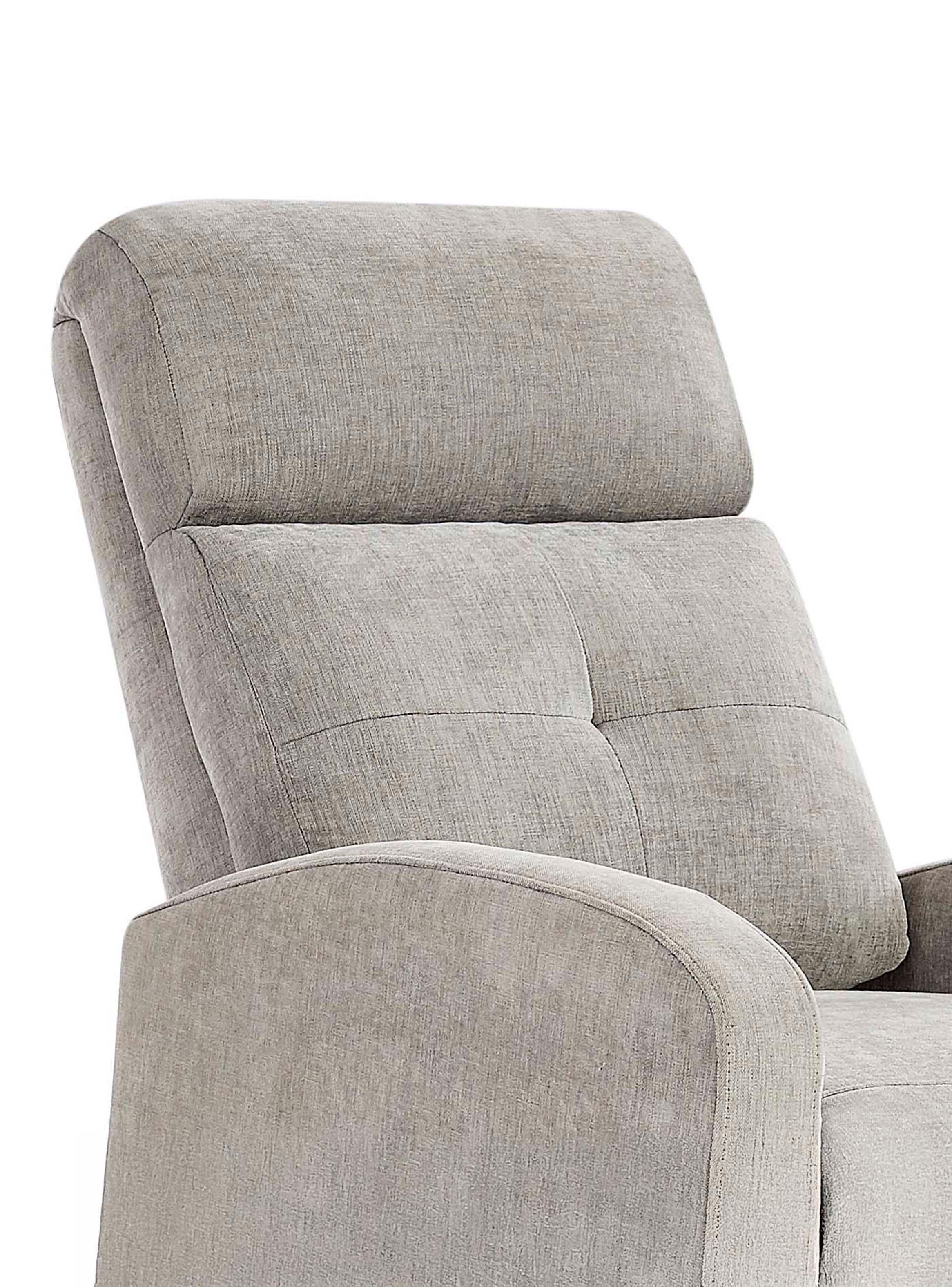 Berger Reclinable Lisboa Tela Gris-3