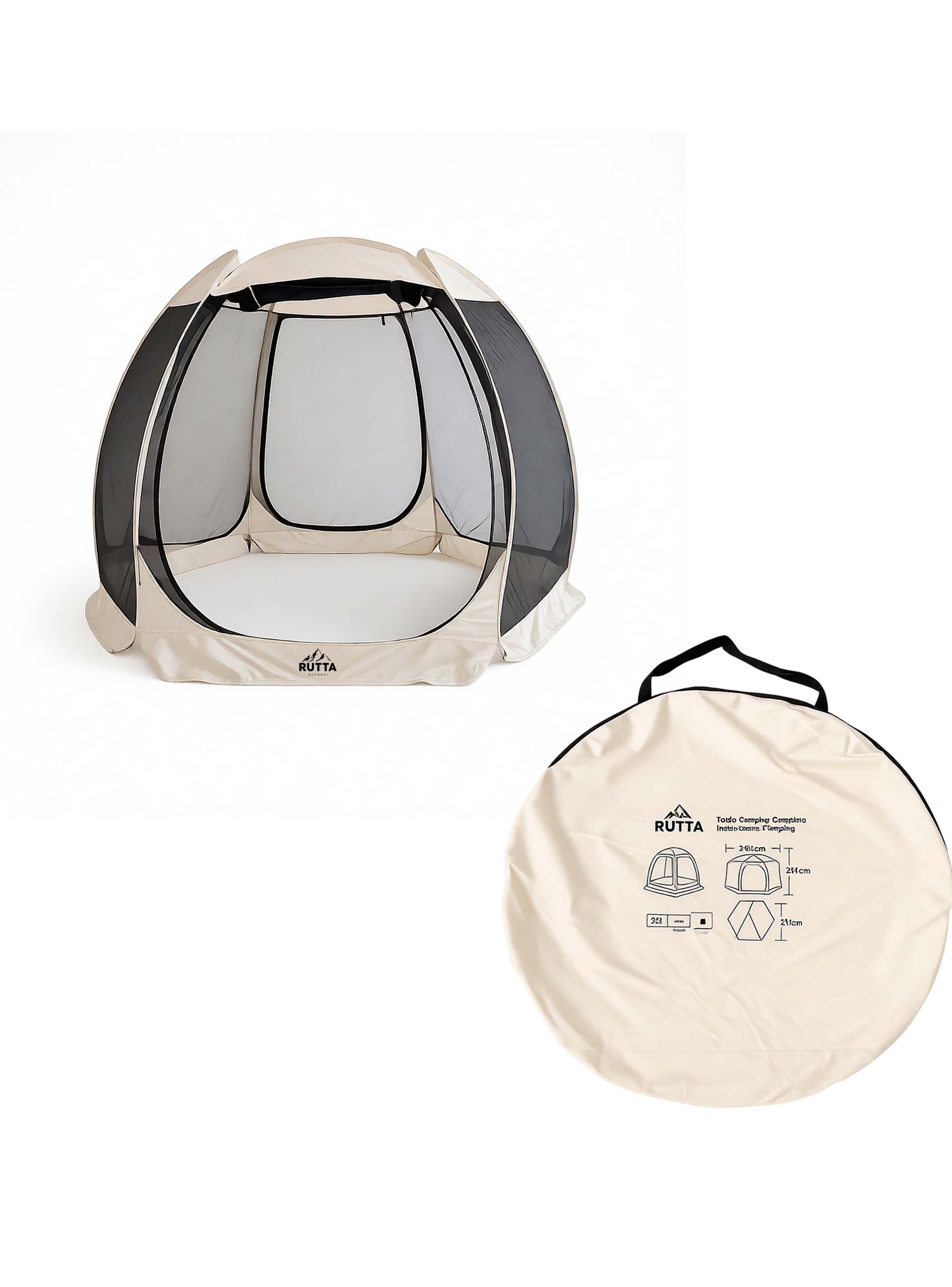 Toldo Comedor Camping Instantáneo Plegable 3.05 x 3.05 mts-2