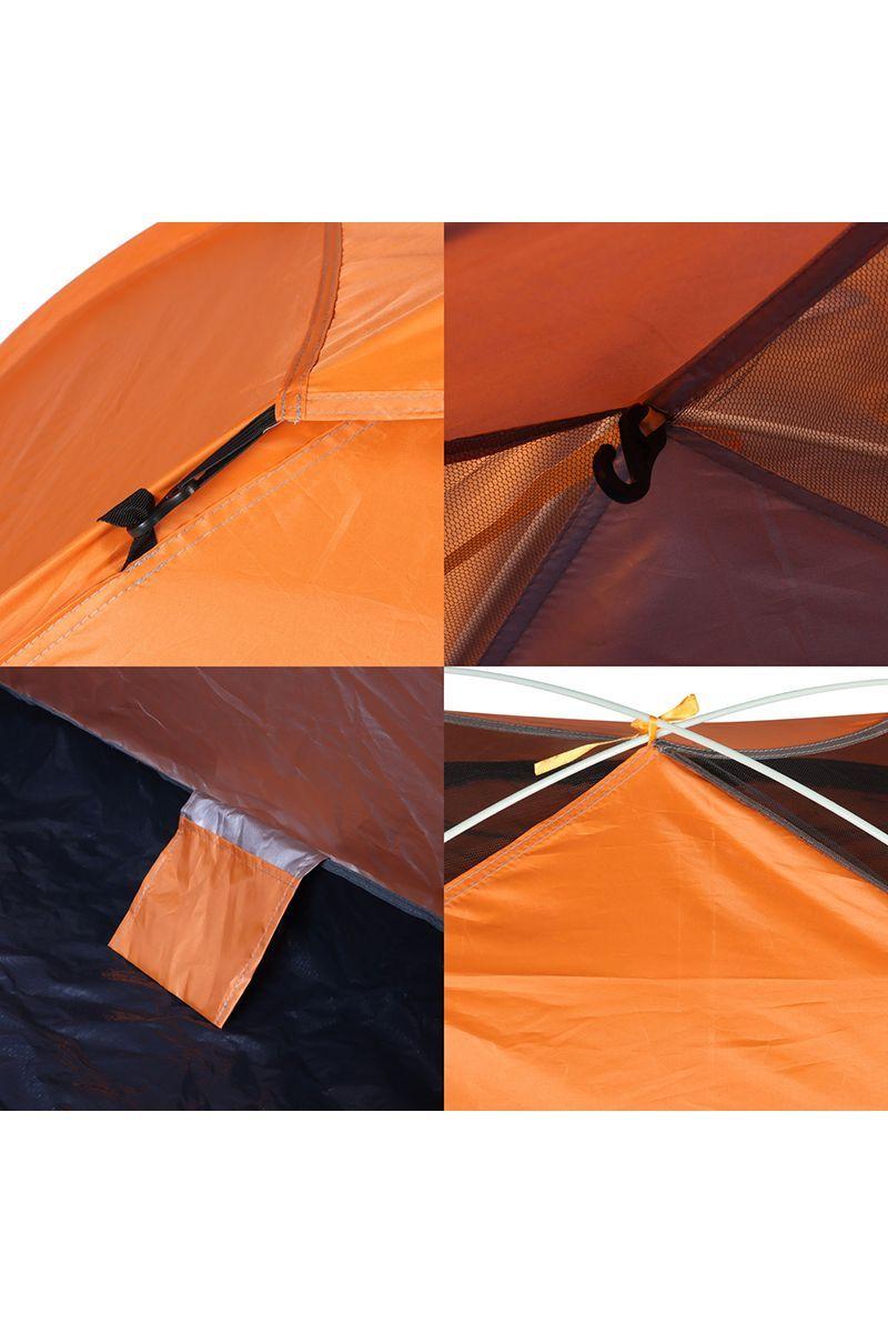 Carpa 2 Personas Camping Outdoor Naranjo-4