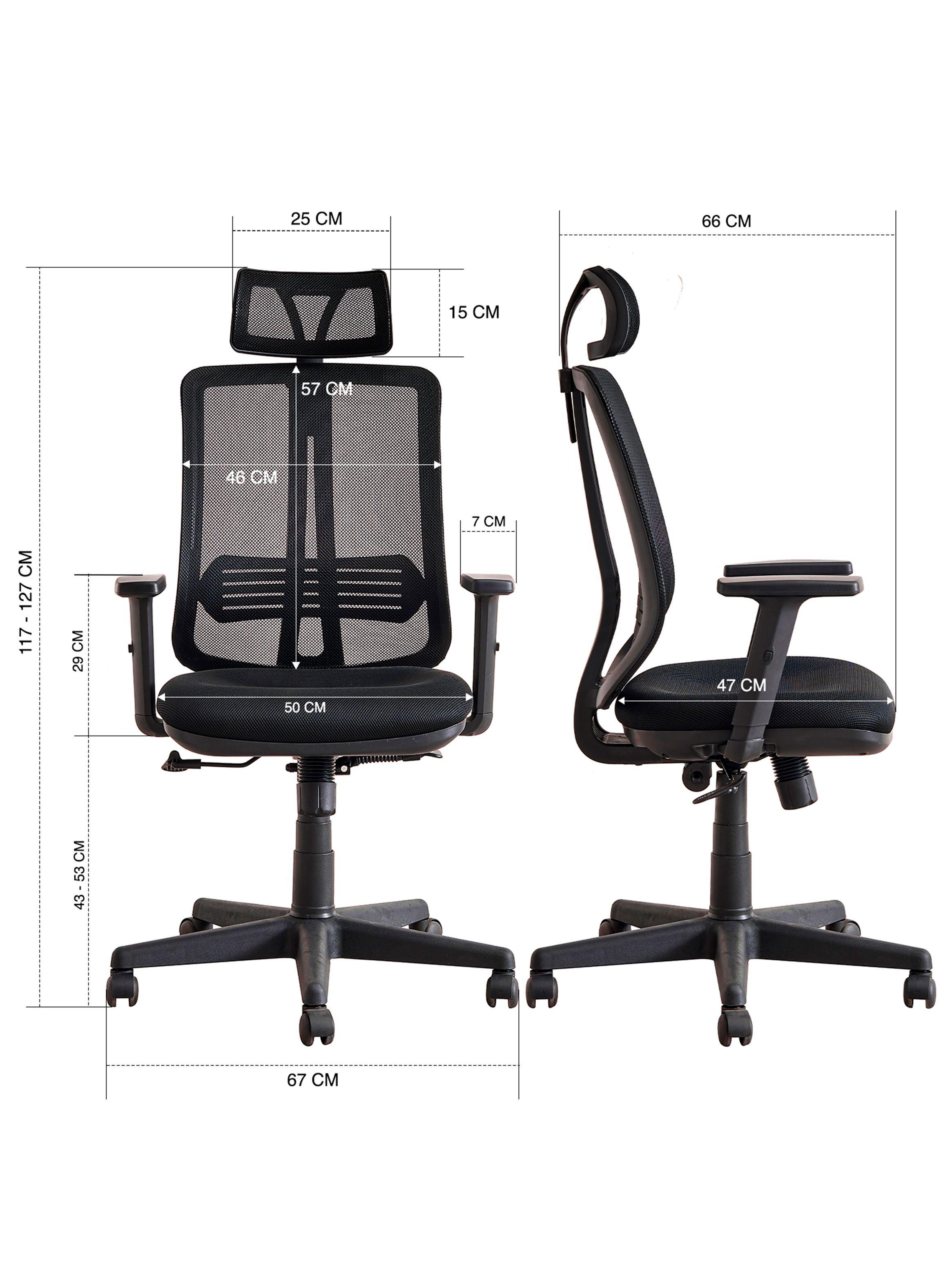 Silla de Escritorio Autonomous Full - Negro-1