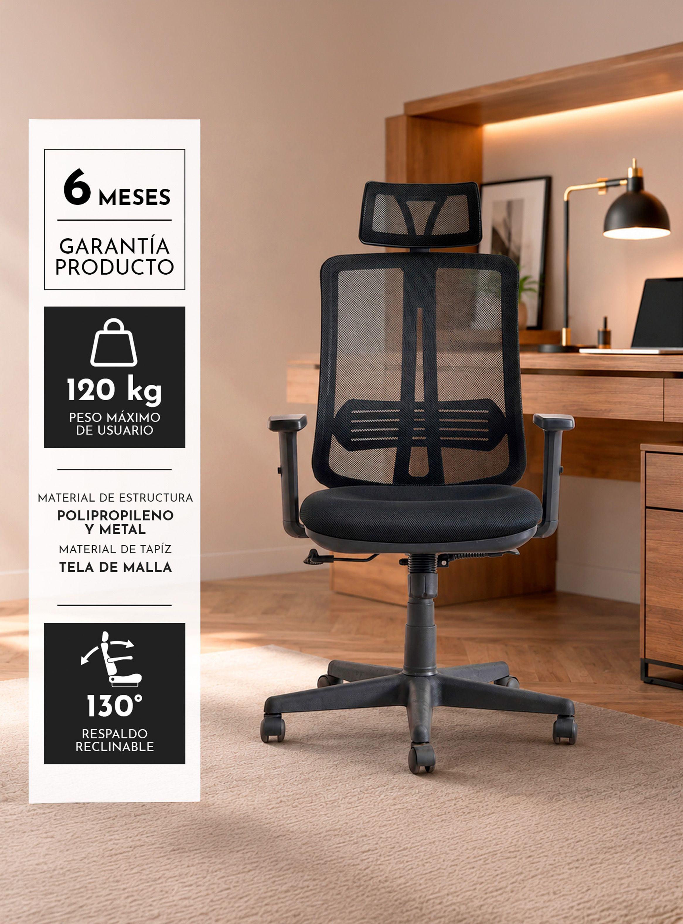 Silla de Escritorio Autonomous Full - Negro-3