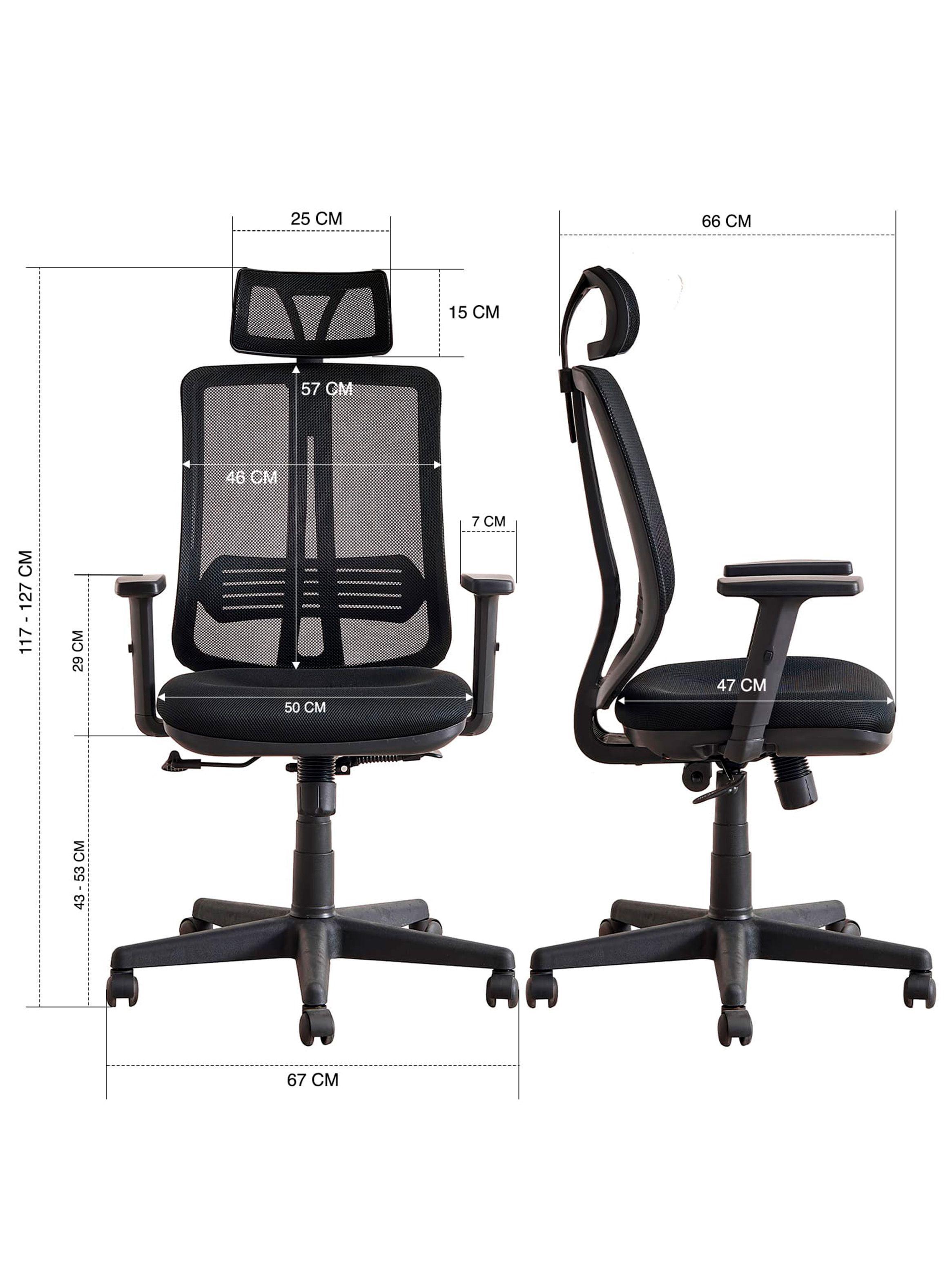 Silla de Escritorio Autonomous Full - Negro-7