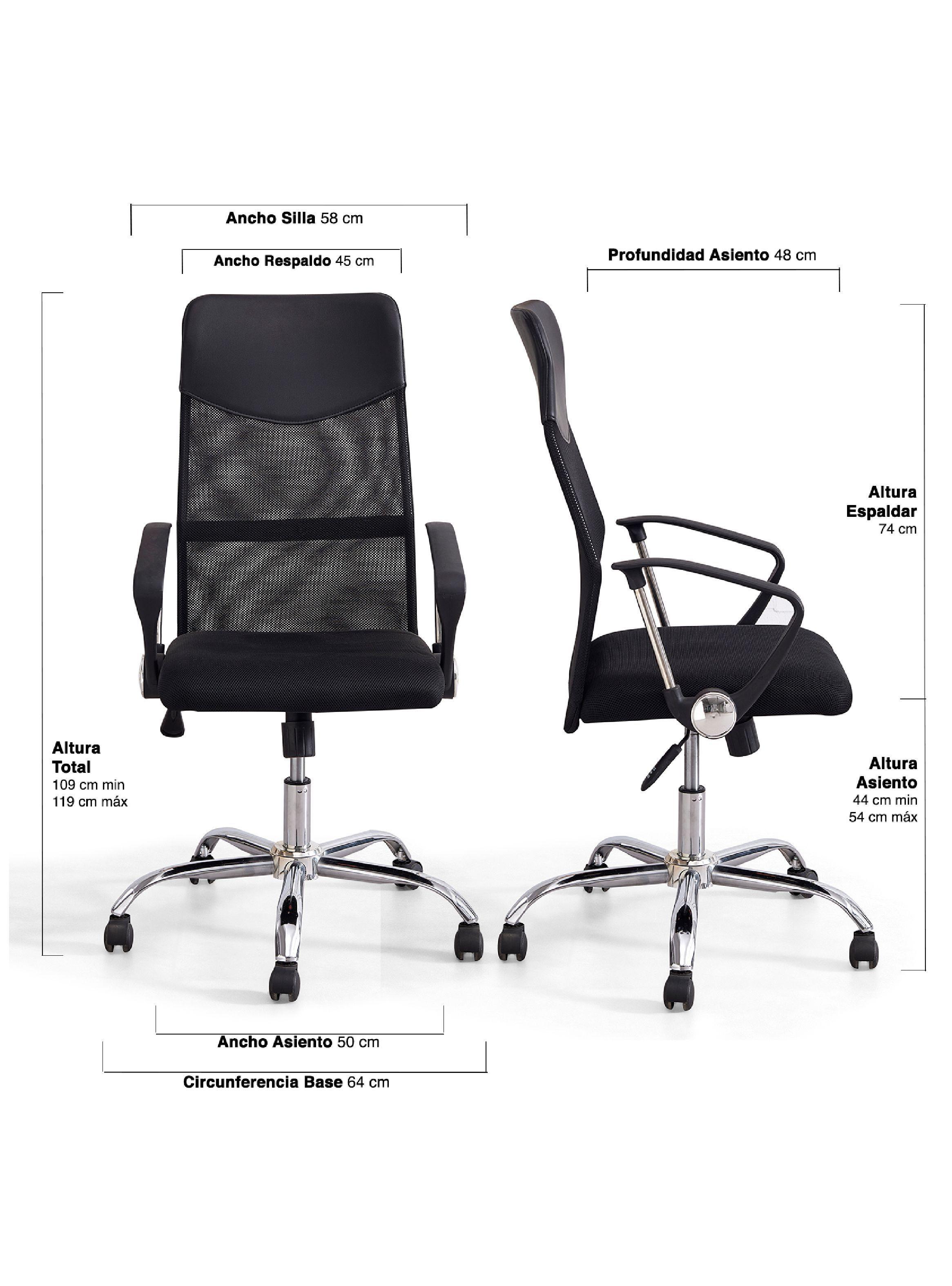 Silla de Oficina Autonomy Max - Negro-1