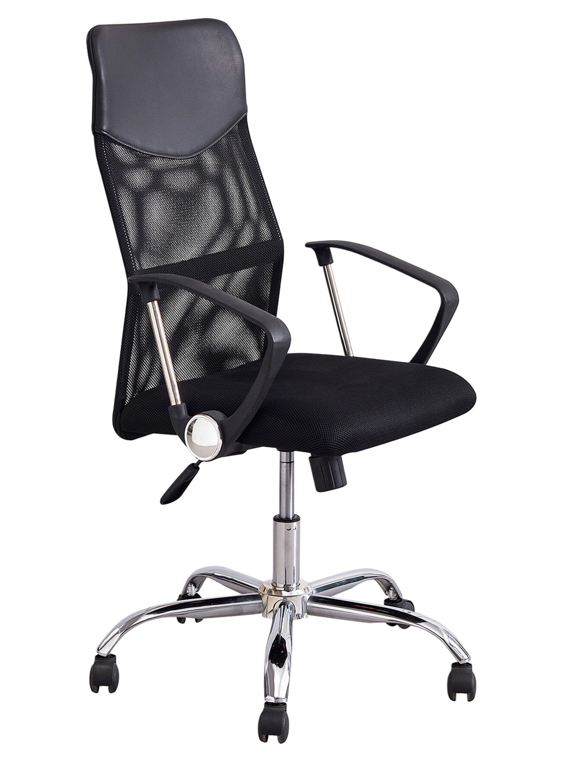 Silla Escritorio Ergonómica Autonomy Malla Reclinable Negra-1