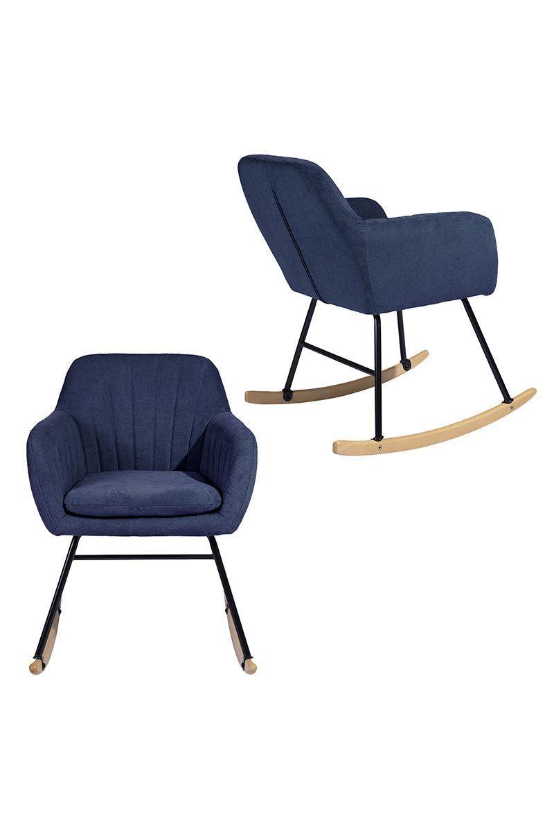 Silla Mecedora Sitial Berceau Azul-3