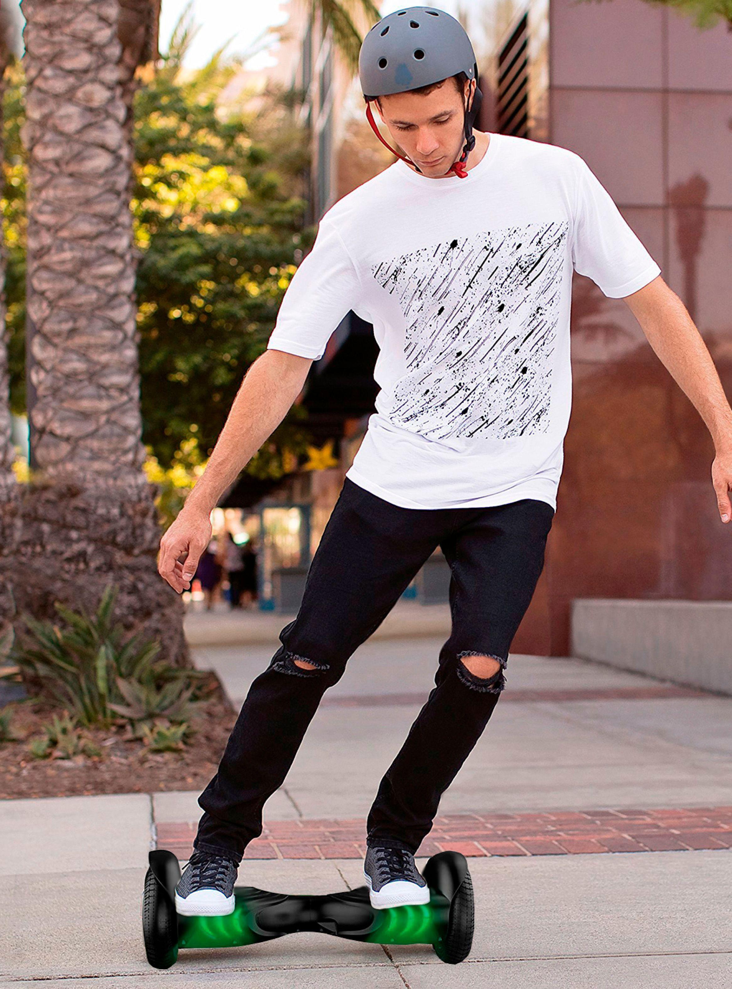 Scooter Hoverboard Bluetooth Luces LED - Negro-4