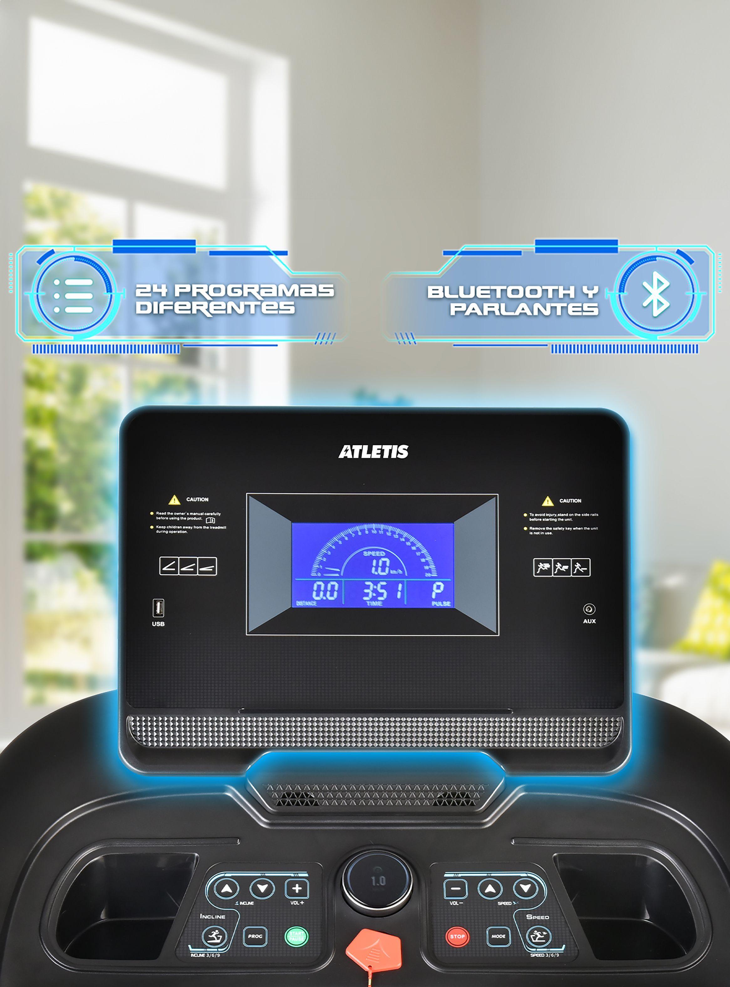 Trotadora Eléctrica Atletis Élite Pro Bluetooth-4