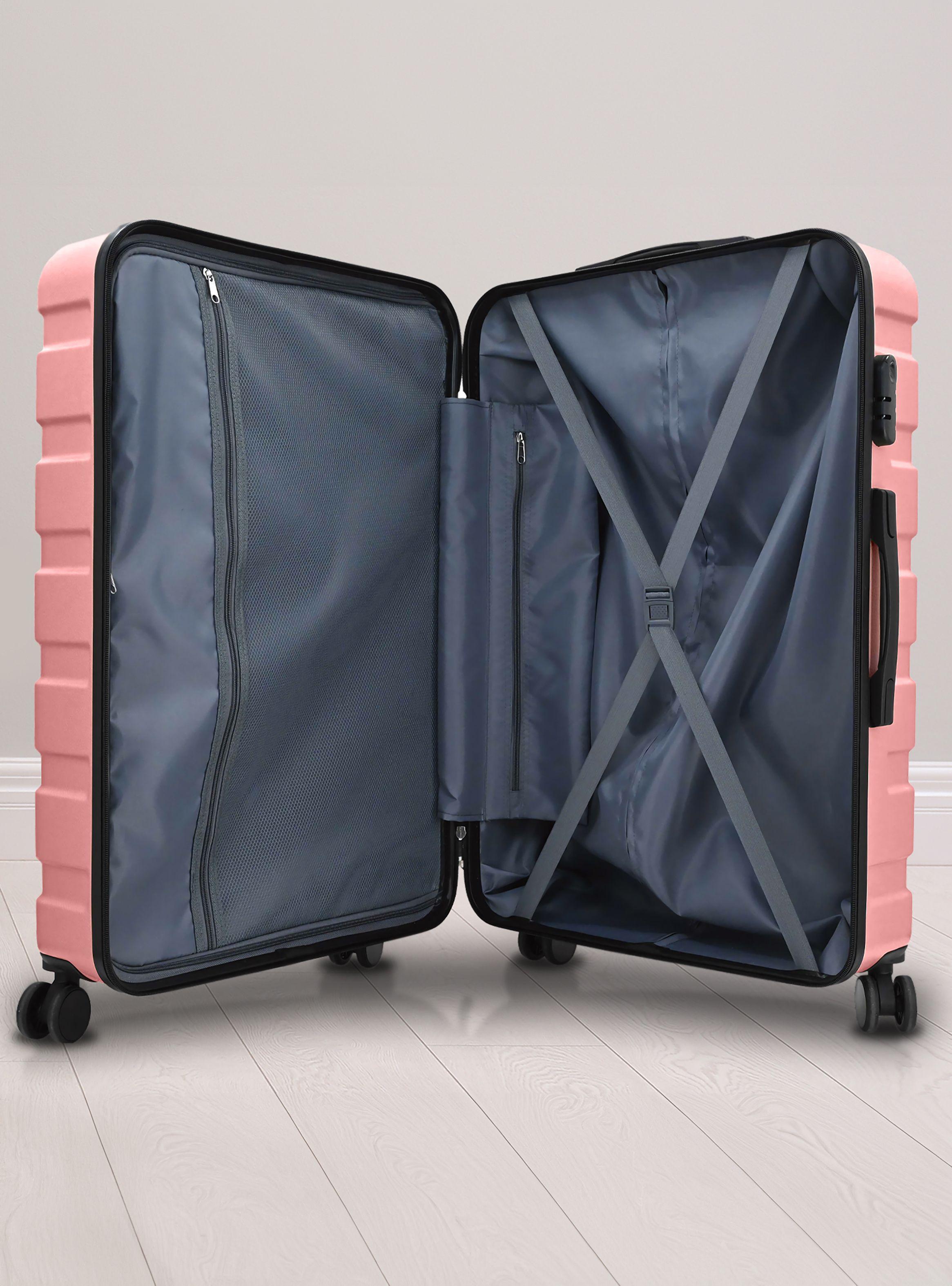 Maleta Rigida Danubio m 18kg rosa-4