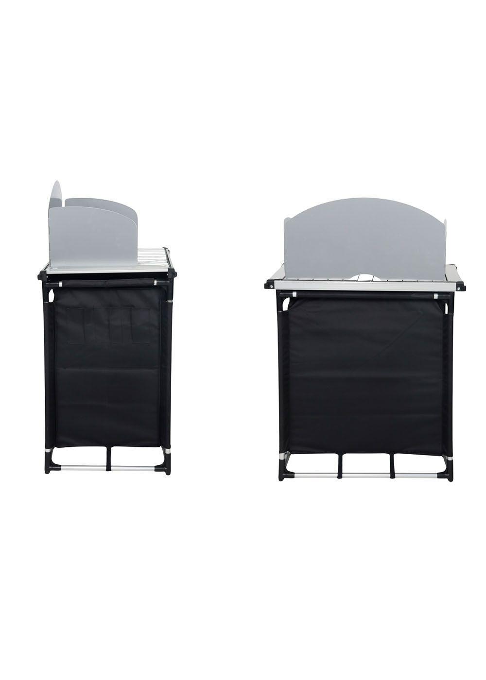 Mesa de Cocina Plegable Camping Negra-7