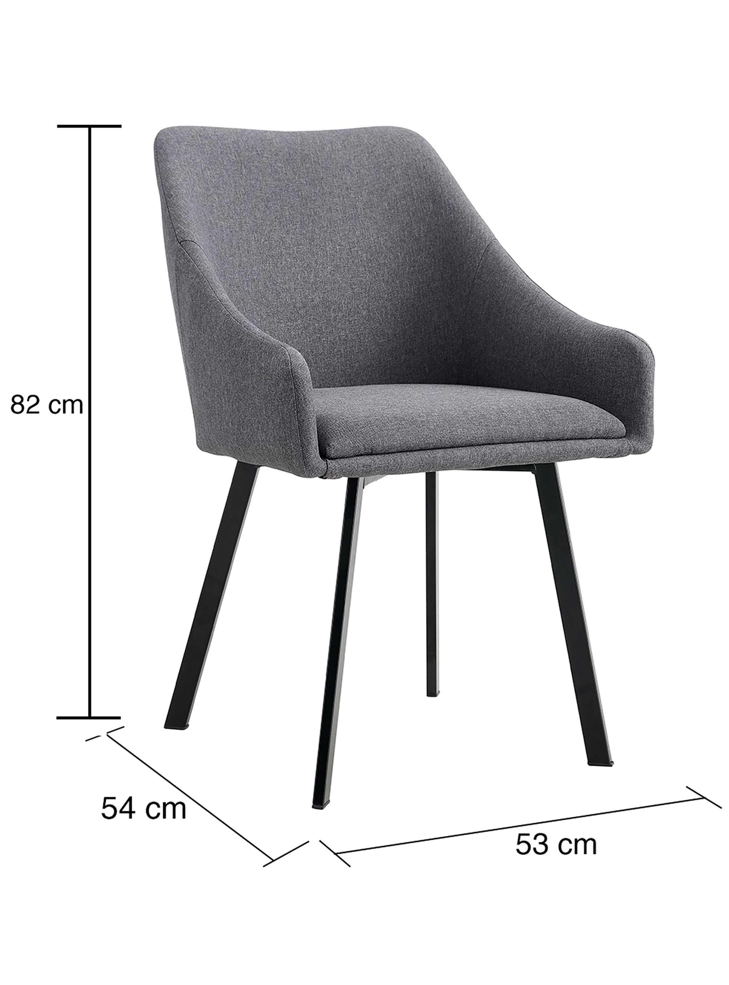 Pack 2 Sillas de Comedor Pereira Gris-2